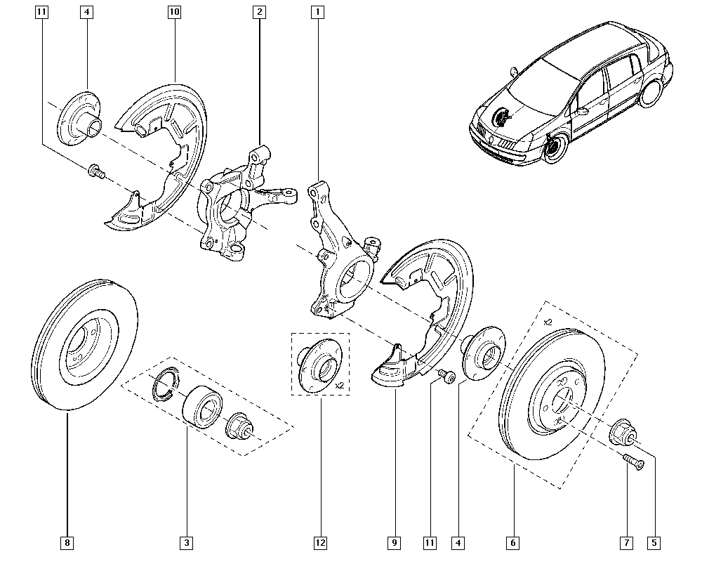 RENAULT 82 01 695 235 - Bremžu diski ps1.lv