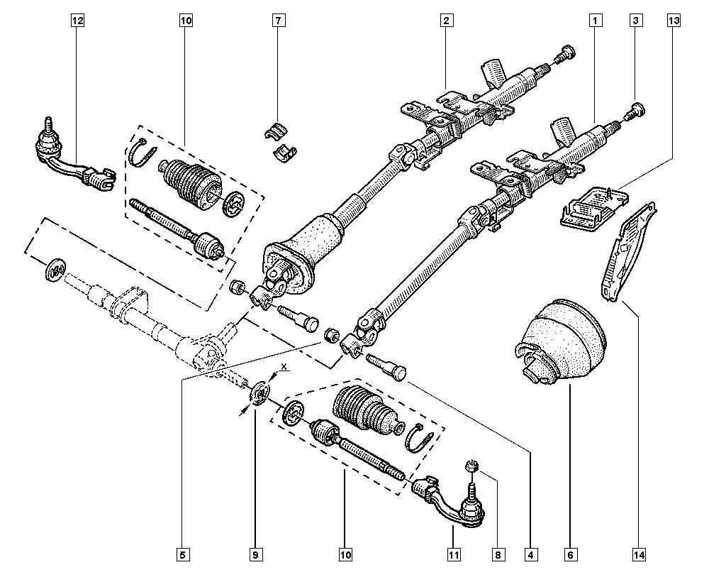 DACIA 6000022720 - Stūres šķērsstiepņa uzgalis ps1.lv