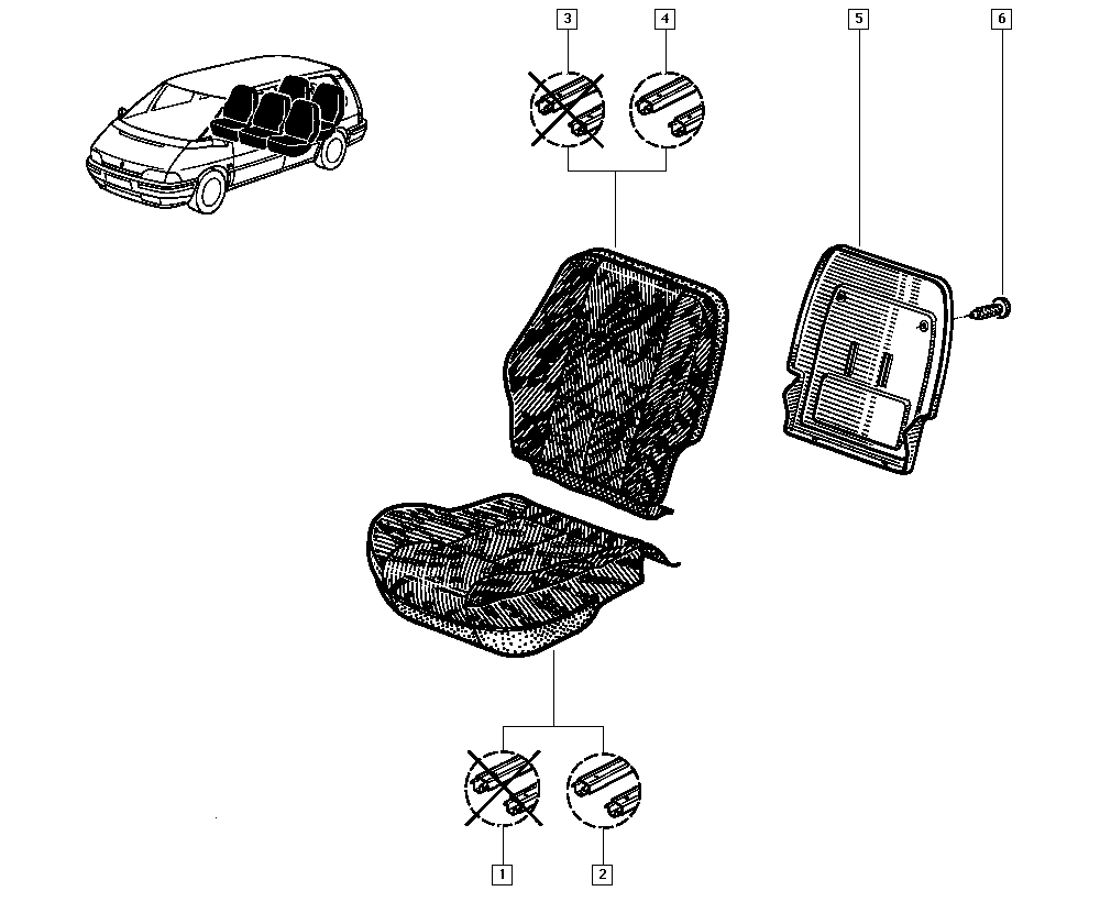 RENAULT 7700826675 - Ārējais atpakaļskata spogulis ps1.lv