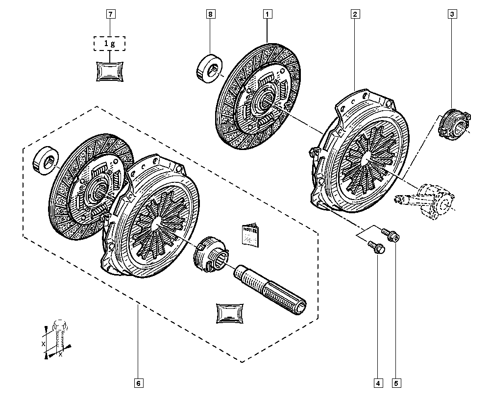 RENAULT 77 00 104 910 - Sajūga disks ps1.lv