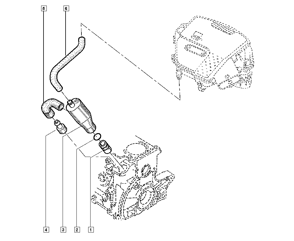 RENAULT 7703065274 - Vārsts, Motora kartera ventilācija ps1.lv