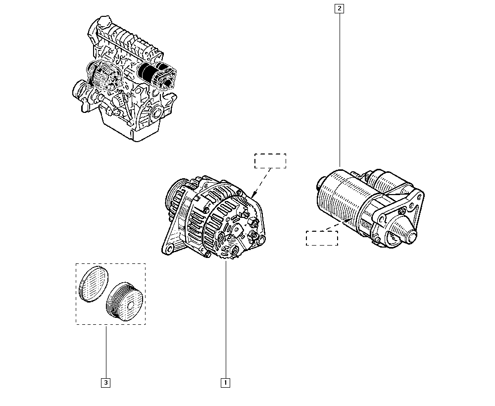 RENAULT 77 00 436 623 - Ģenerators ps1.lv