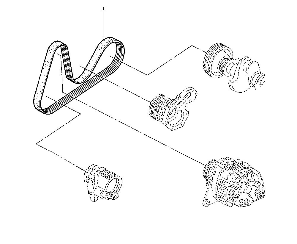 Honda 8200059395 - Ķīļrievu siksna ps1.lv