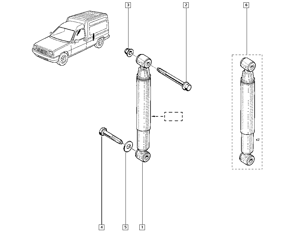 RENAULT 562104871R - Amortizators ps1.lv