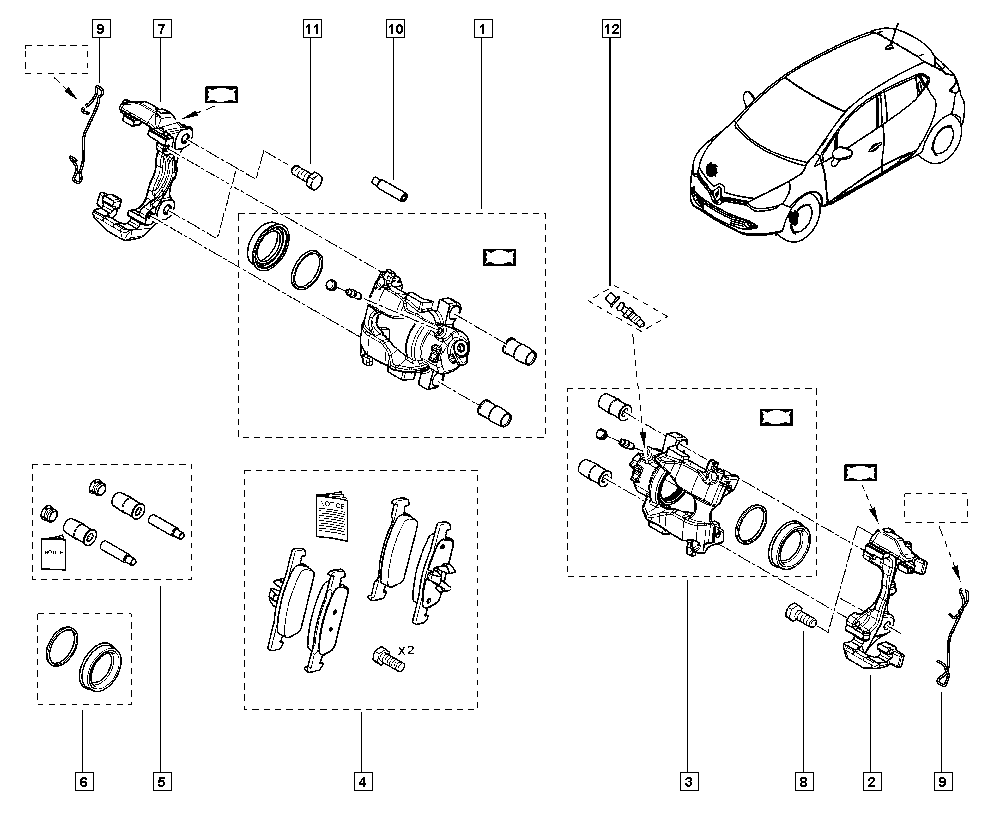 LADA 411206232R - Bremžu suports ps1.lv