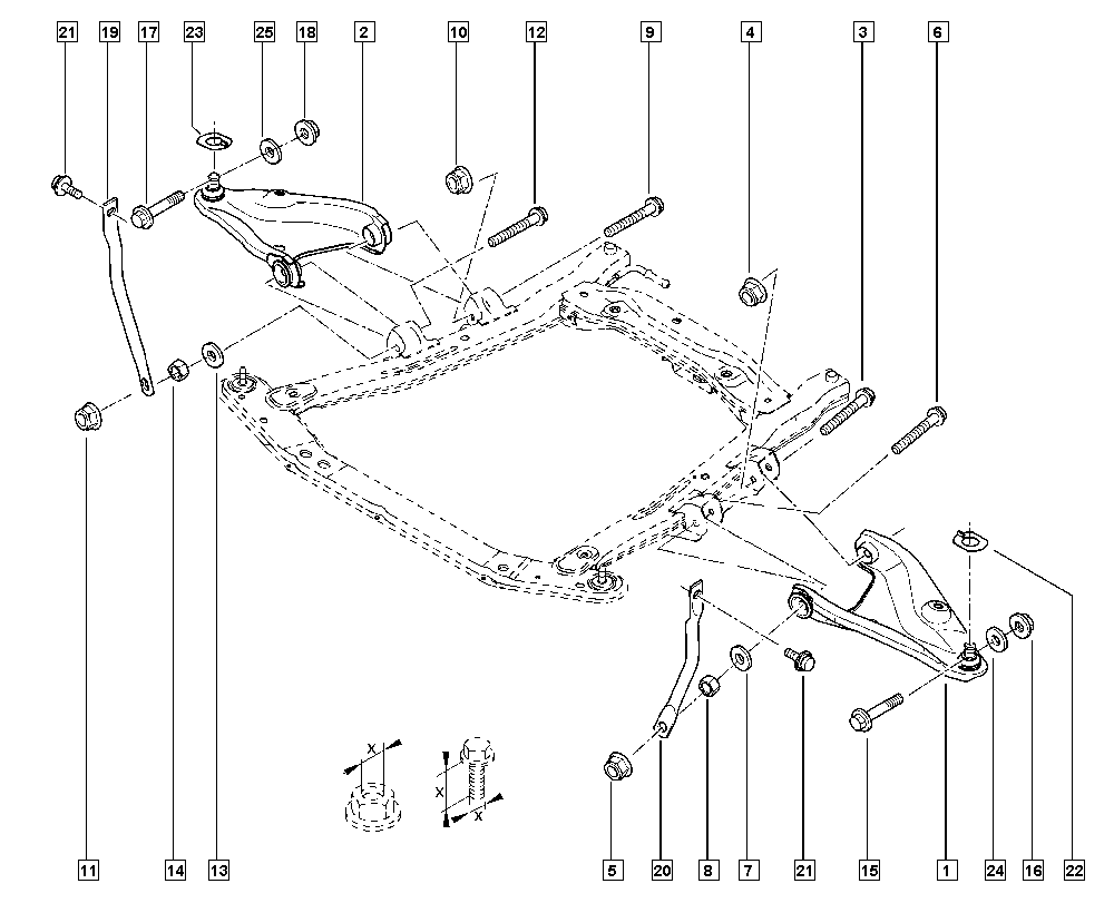 RENAULT 545001064R - Neatkarīgās balstiekārtas svira, Riteņa piekare ps1.lv