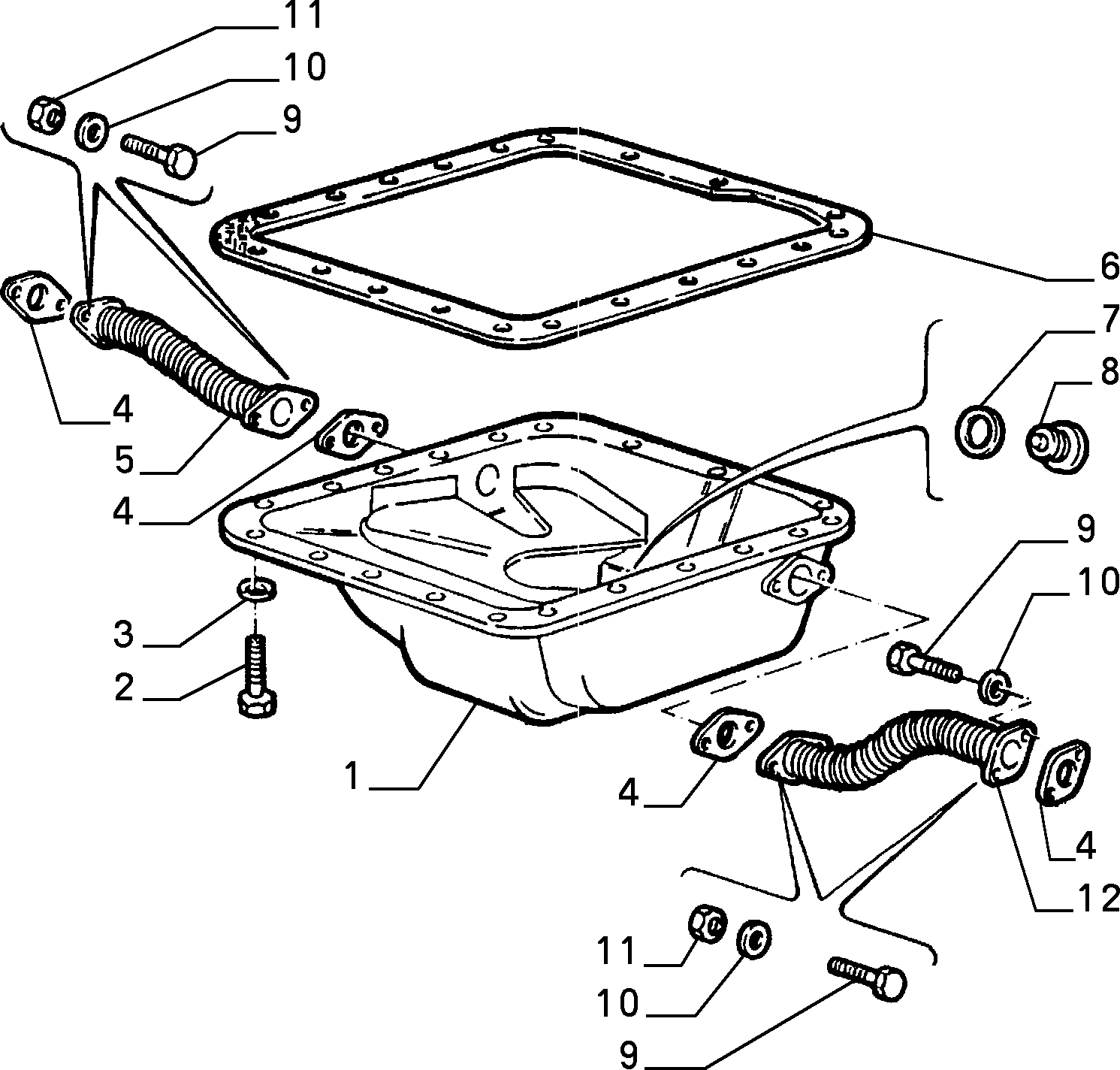 Alfa Romeo 60570141 - Blīve, Eļļas vācele ps1.lv