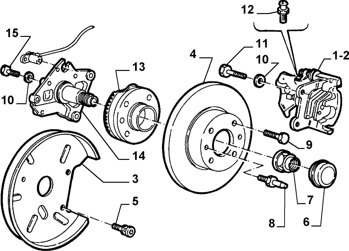 Alfa Romeo 71739572 - Bremžu diski ps1.lv