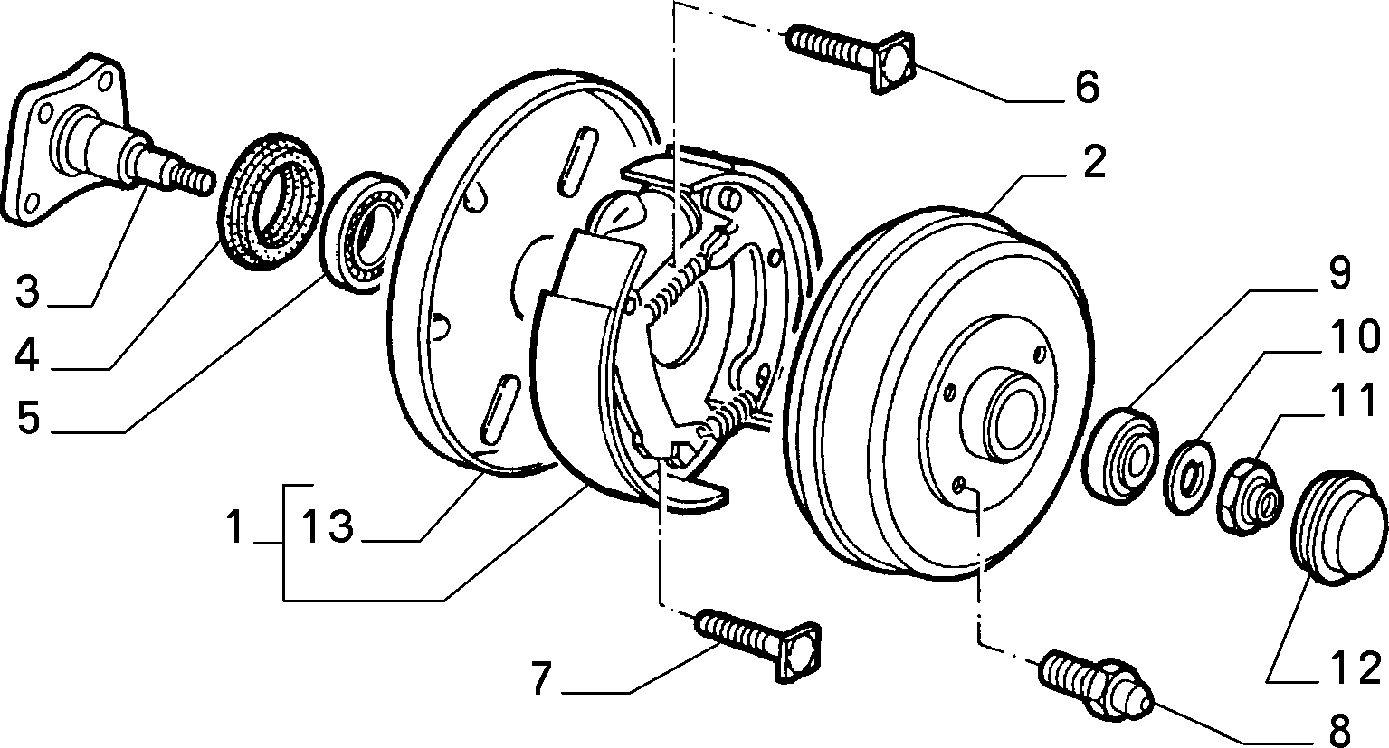 Alfarome/Fiat/Lanci 60521282 - Riteņa rumbas gultņa komplekts ps1.lv