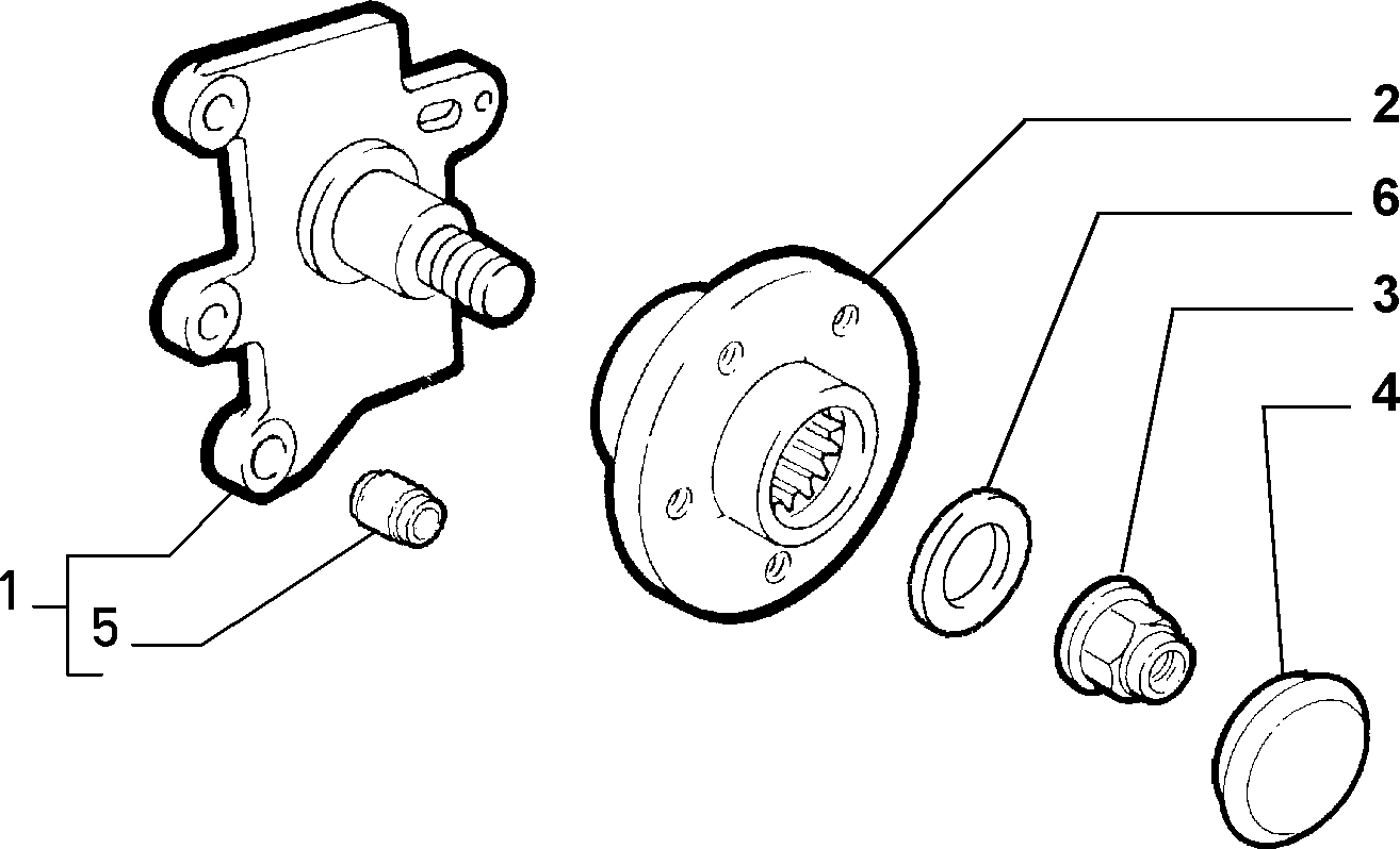 Alfarome/Fiat/Lanci 46402825 - Bukse, Grozāmass rēdze ps1.lv