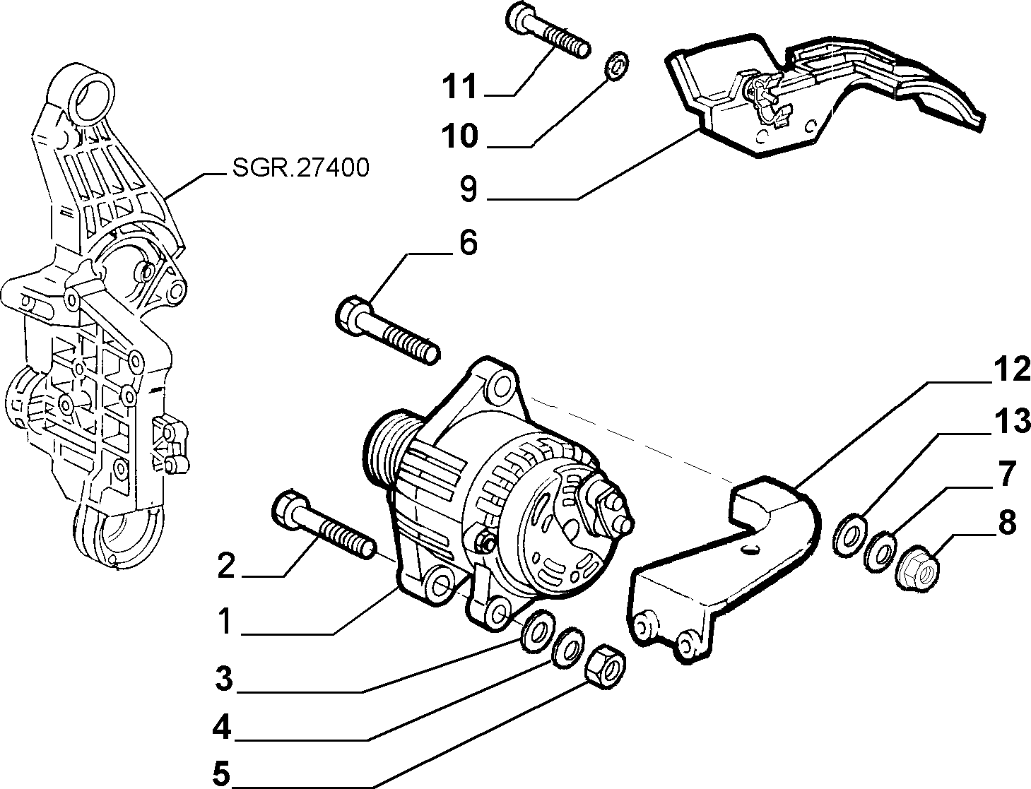 Lancia 46769369 - Ģenerators ps1.lv