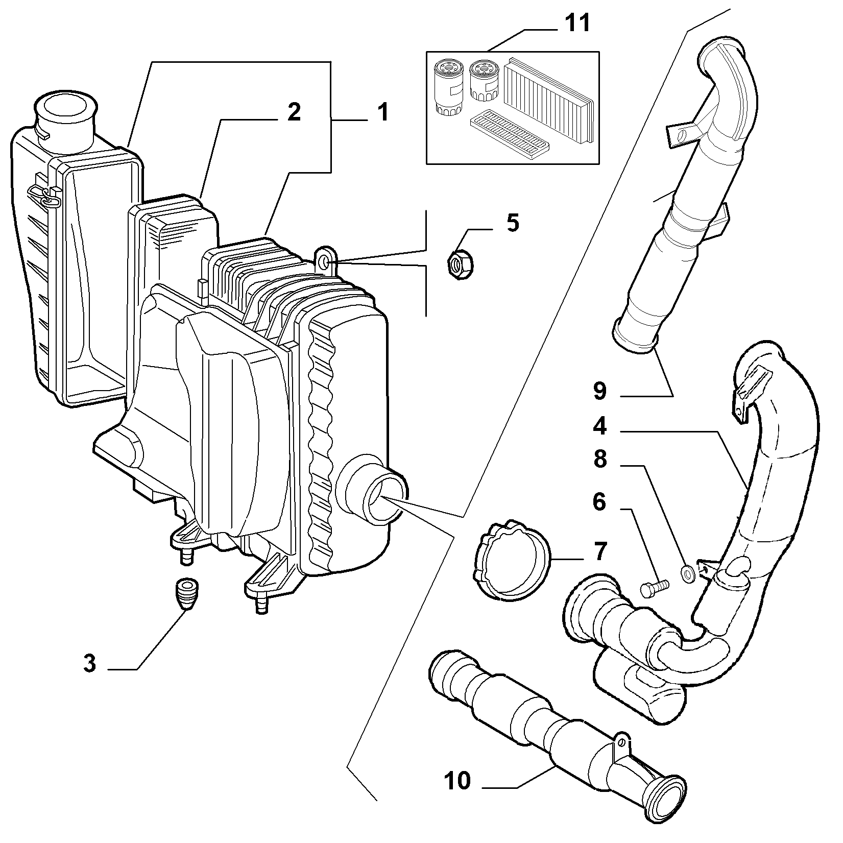 Lancia 46741119 - Gaisa filtrs ps1.lv