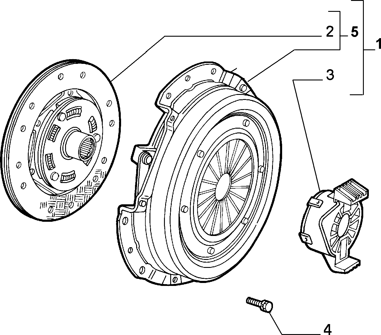 Alfa Romeo 46738852 - Izspiedējgultnis ps1.lv