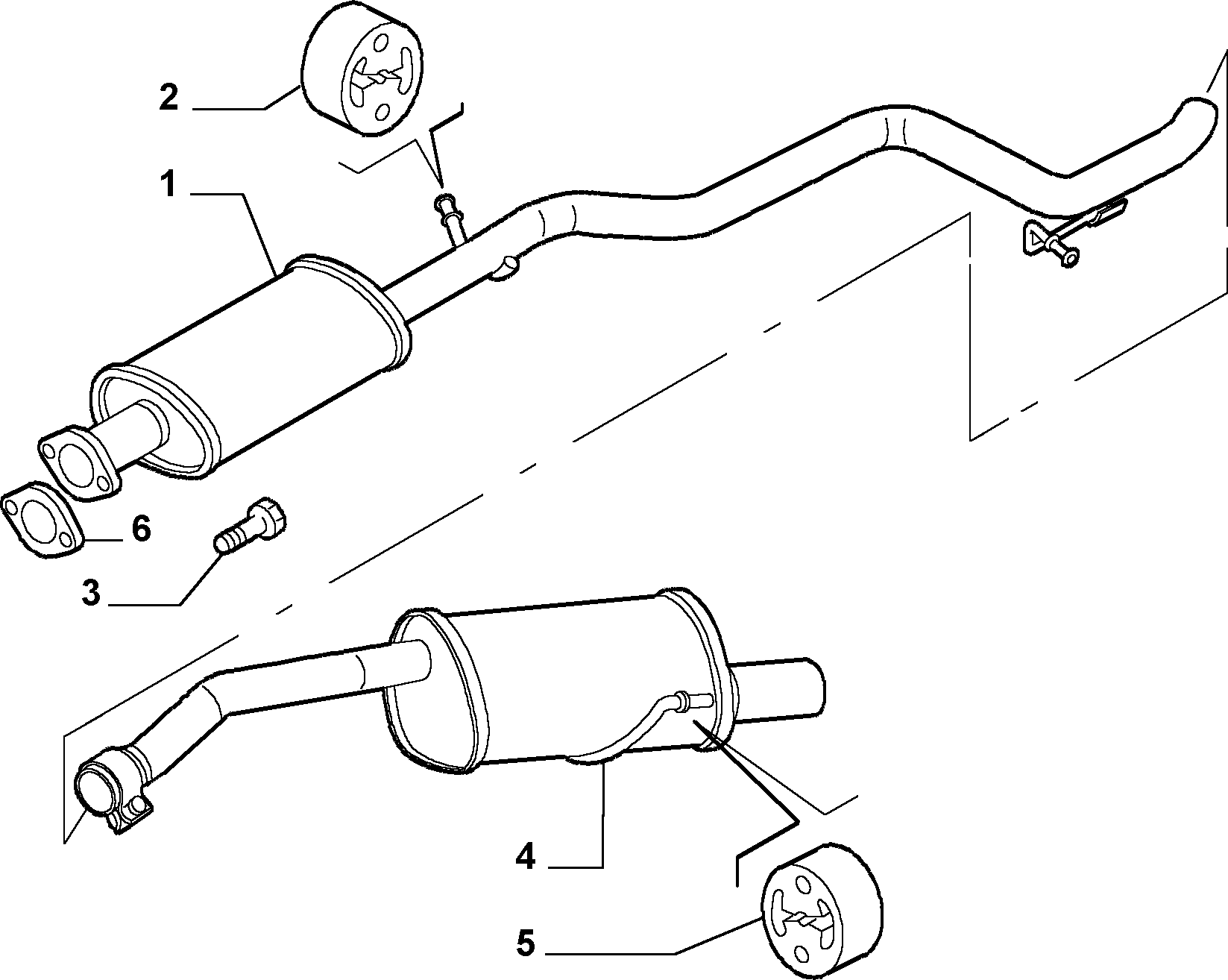 FIAT 73503584 - Blīve, Izplūdes caurule ps1.lv