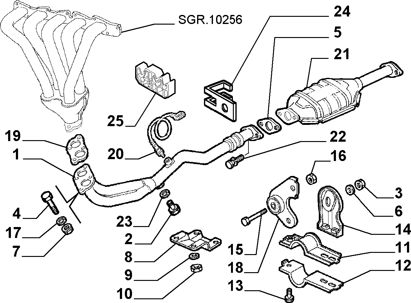 Alfa Romeo 46750242 - Lambda zonde ps1.lv