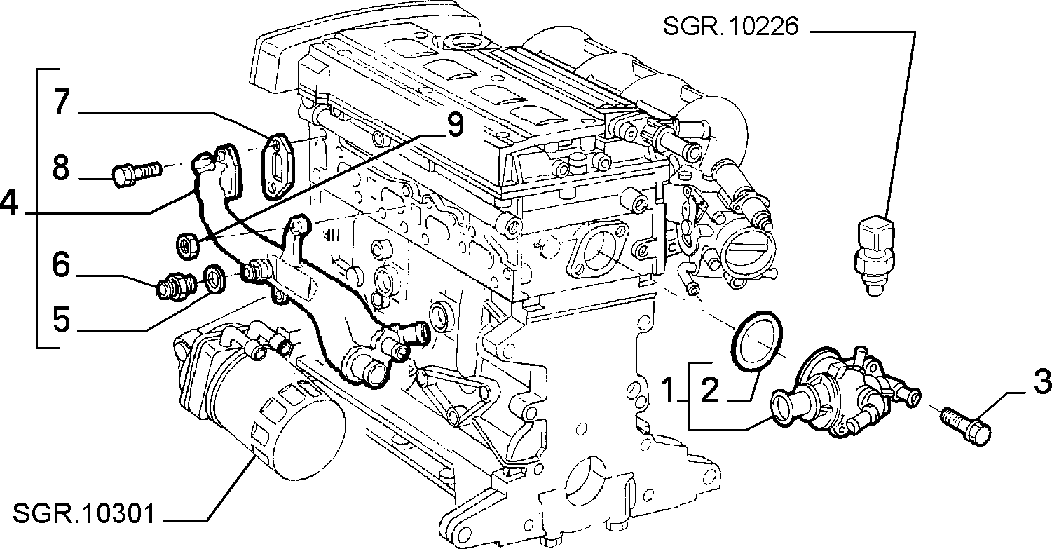 Alfa Romeo 60609026 - Termostats, Dzesēšanas šķidrums ps1.lv