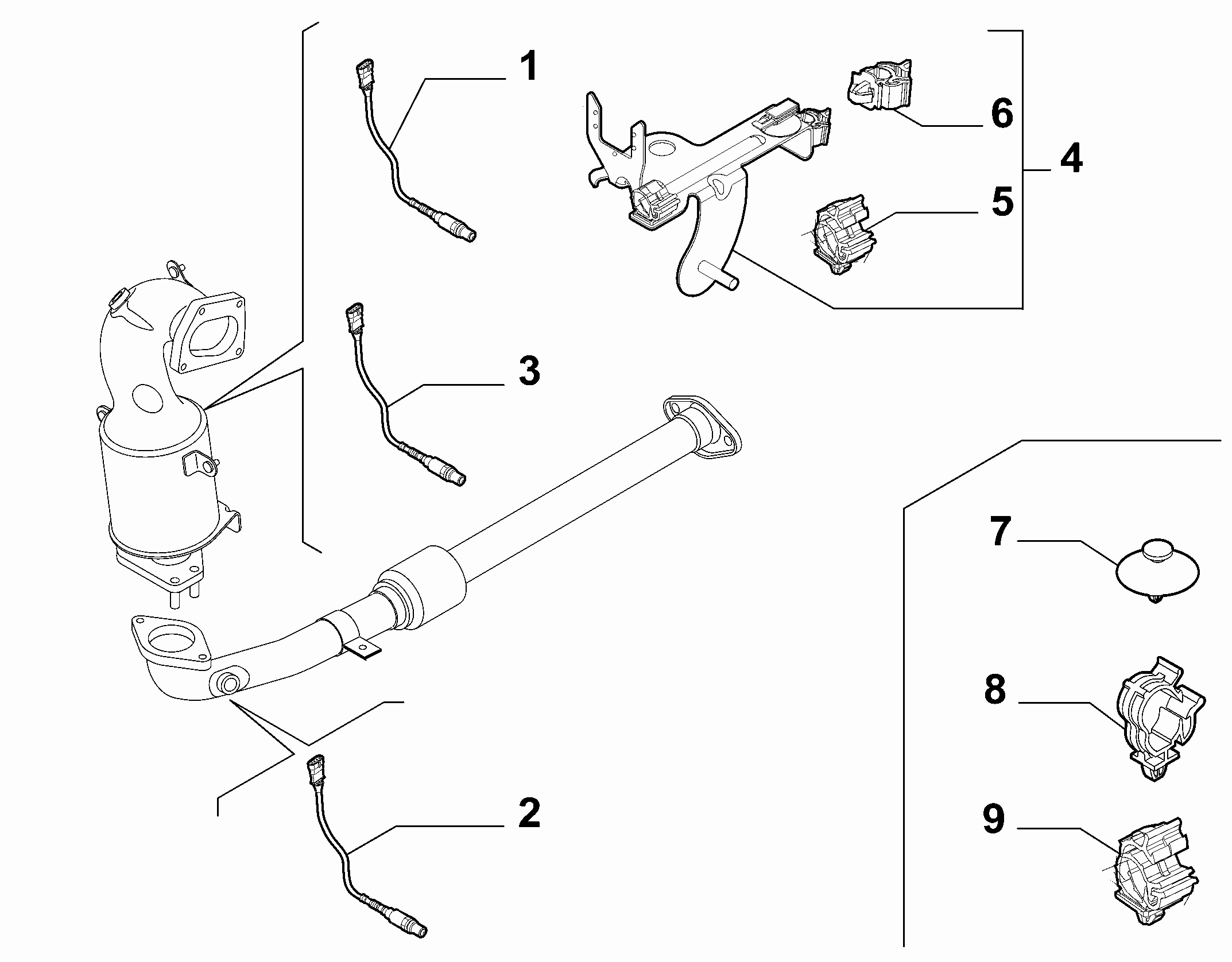 FIAT 55224324 - Lambda zonde ps1.lv