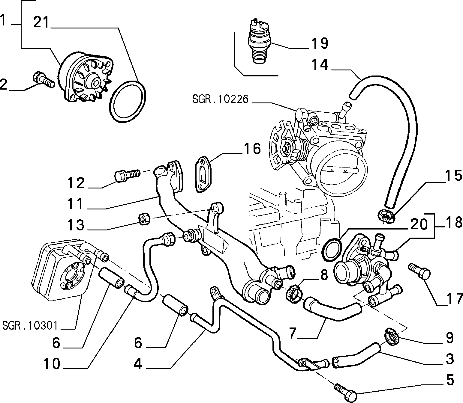 Alfa Romeo 60602148 - Termostats, Dzesēšanas šķidrums ps1.lv