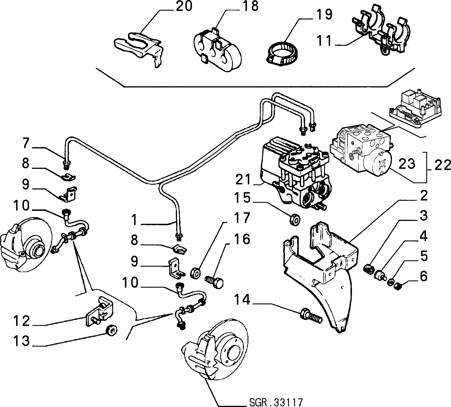 Alfa Romeo 71736965 - Bremžu šļūtene ps1.lv