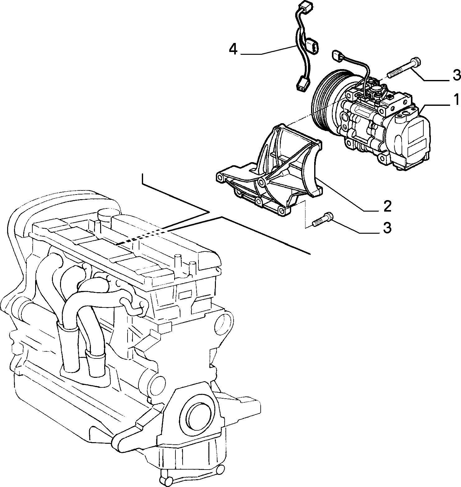 Lancia 60620312 - Kompresors, Gaisa kond. sistēma ps1.lv