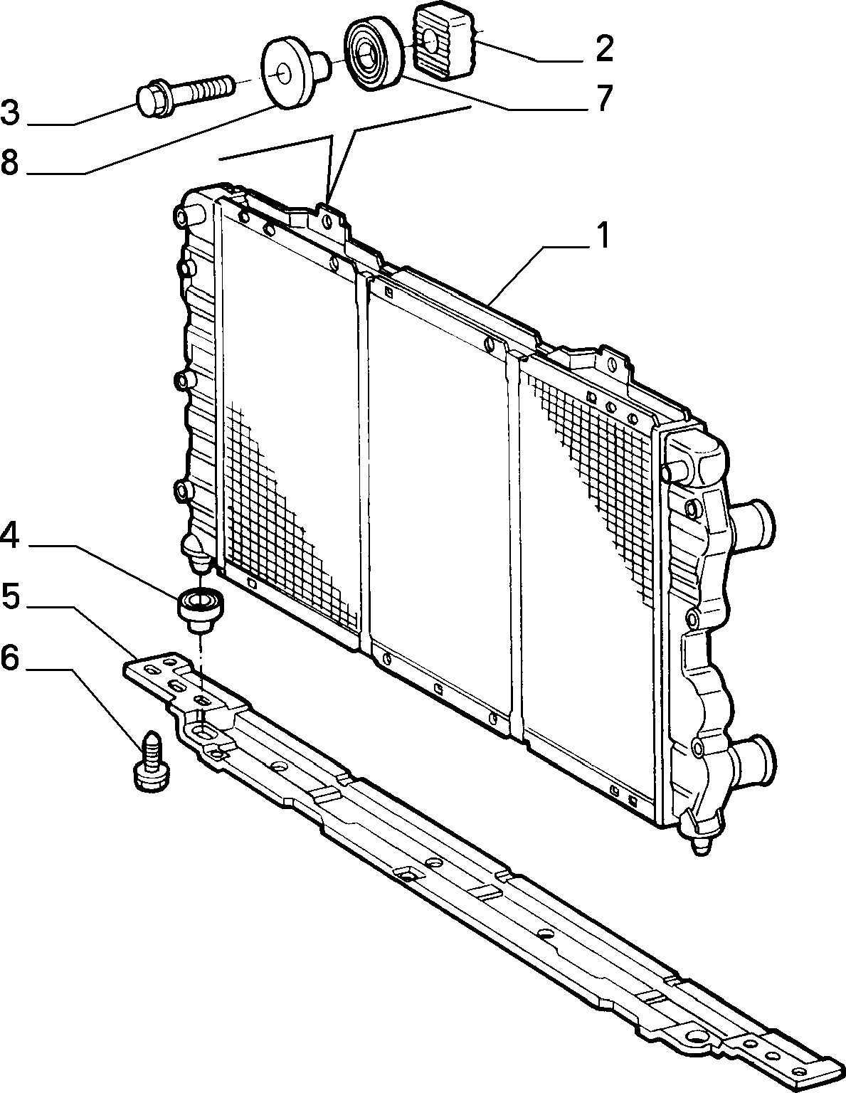 FIAT 60585534 - Radiators, Motora dzesēšanas sistēma ps1.lv