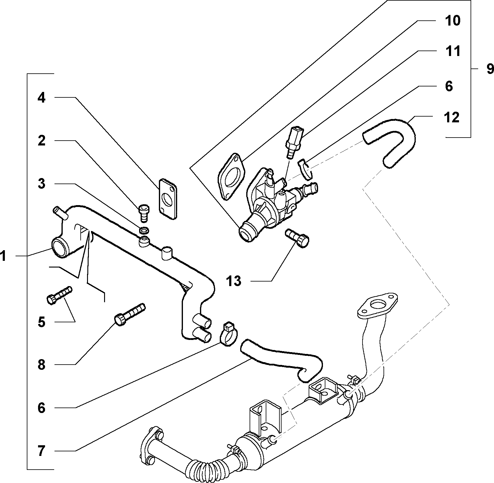 Lancia 55189845 - Termostats, Dzesēšanas šķidrums ps1.lv