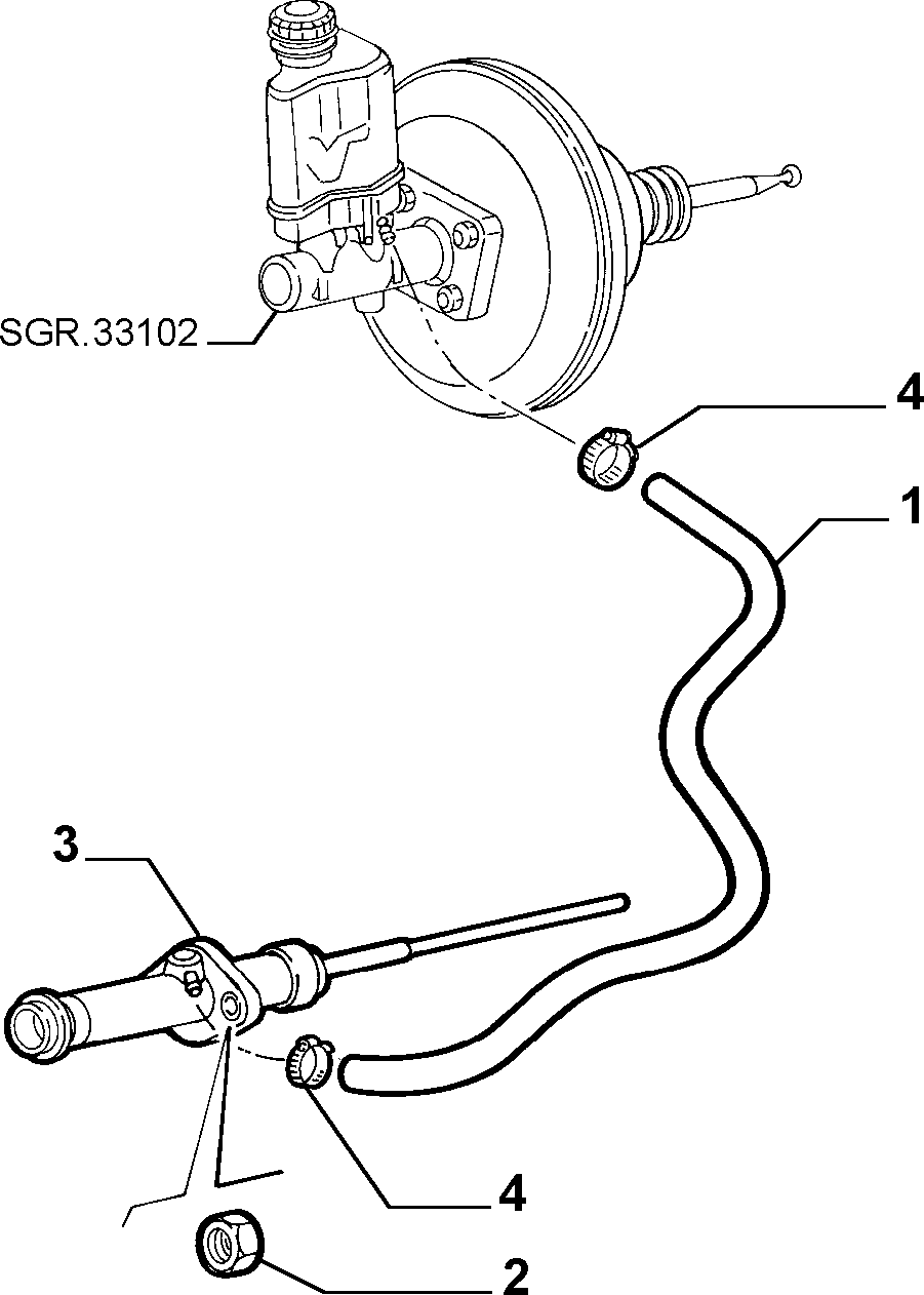 FIAT 55196177 - Galvenais cilindrs, Sajūgs ps1.lv