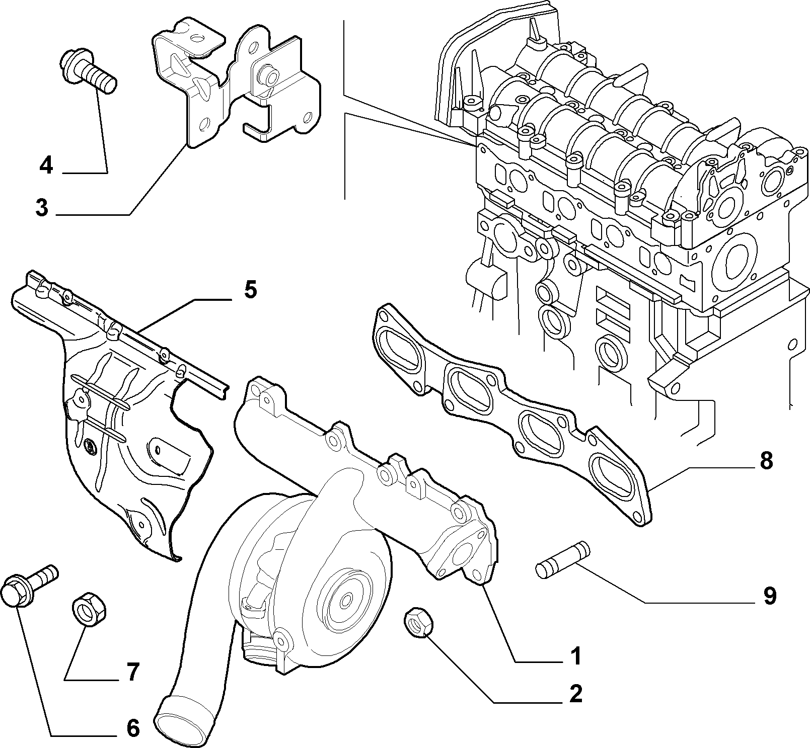 FIAT 55205358* - Kompresors, Turbopūte ps1.lv