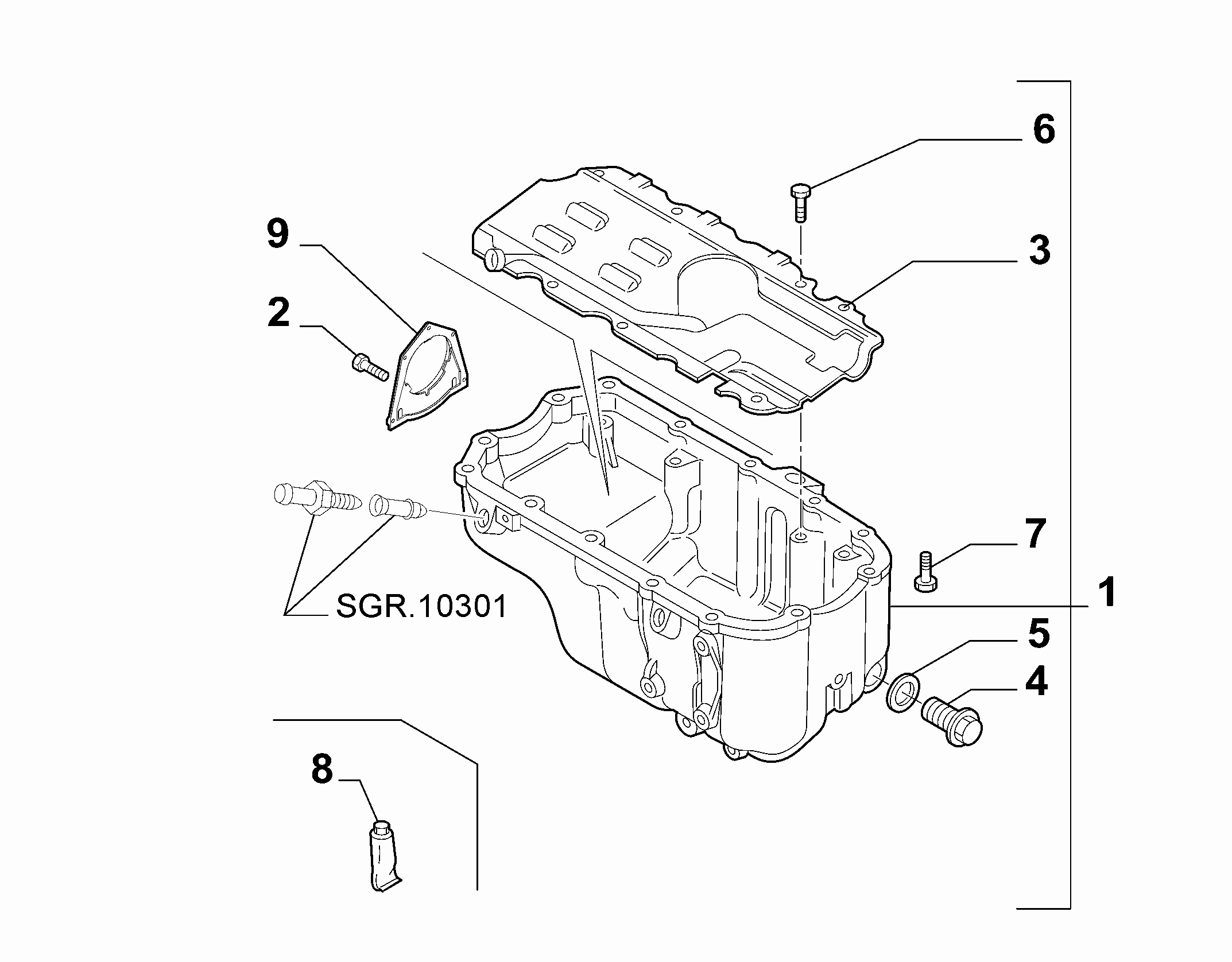 FORD 71718365 - Vārpstas blīvgredzens, Kloķvārpsta ps1.lv