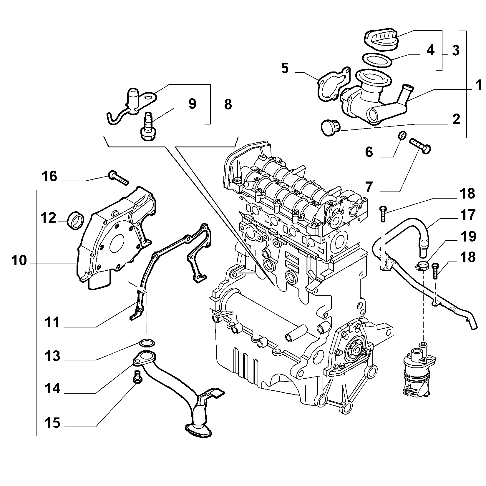 Alfa Romeo 71736256 - Blīve, Eļļas sūknis ps1.lv