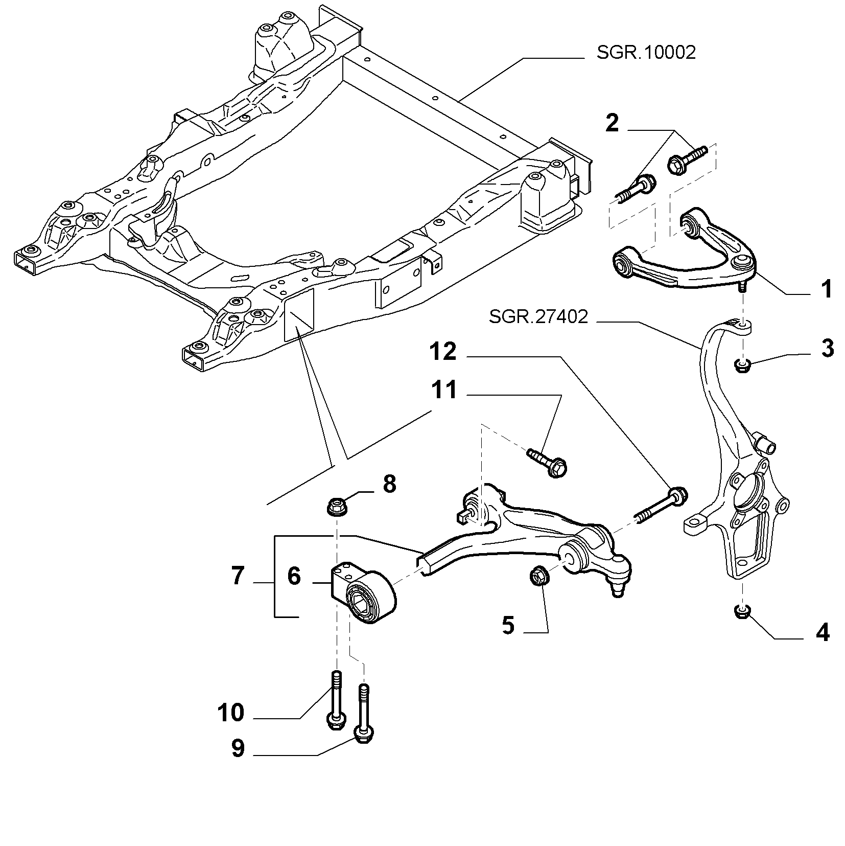 FIAT 51842925 - Neatkarīgās balstiekārtas svira, Riteņa piekare ps1.lv