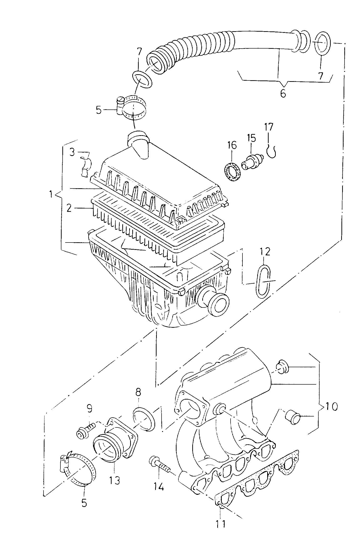 Seat 6K0129607P - Gaisa filtrs ps1.lv