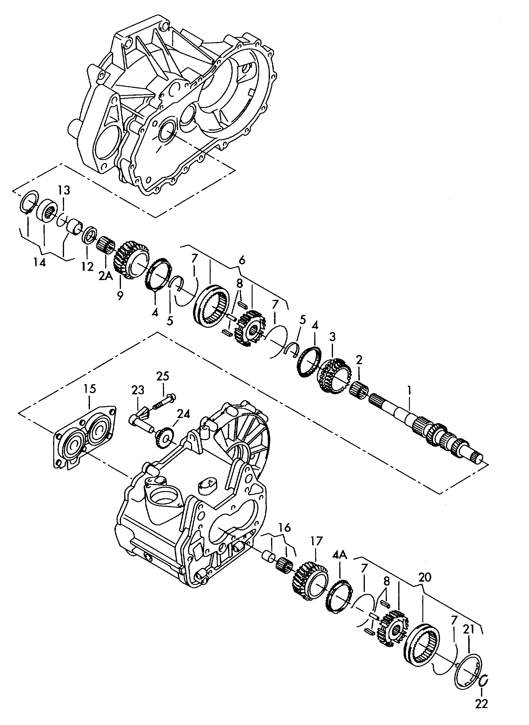 Skoda 085 311 431J - Gultnis, Pārnesumkārba ps1.lv