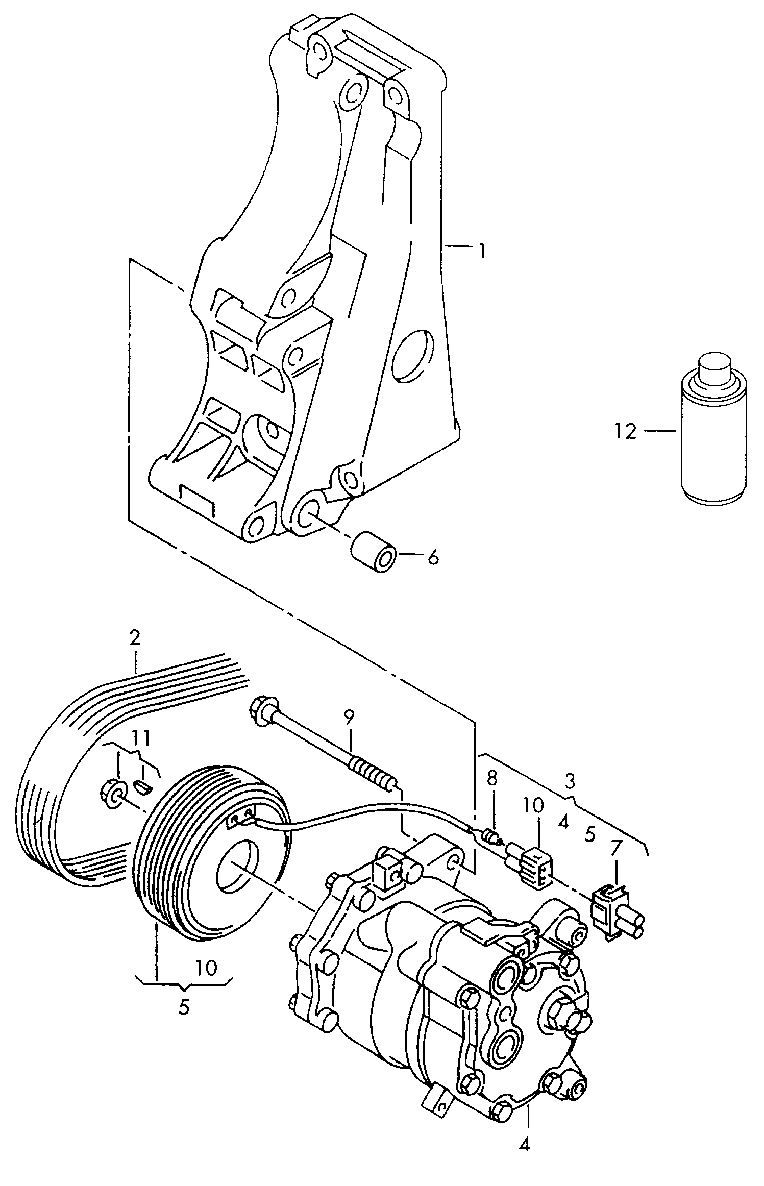 Seat 6N0820803C - Kompresors, Gaisa kond. sistēma ps1.lv