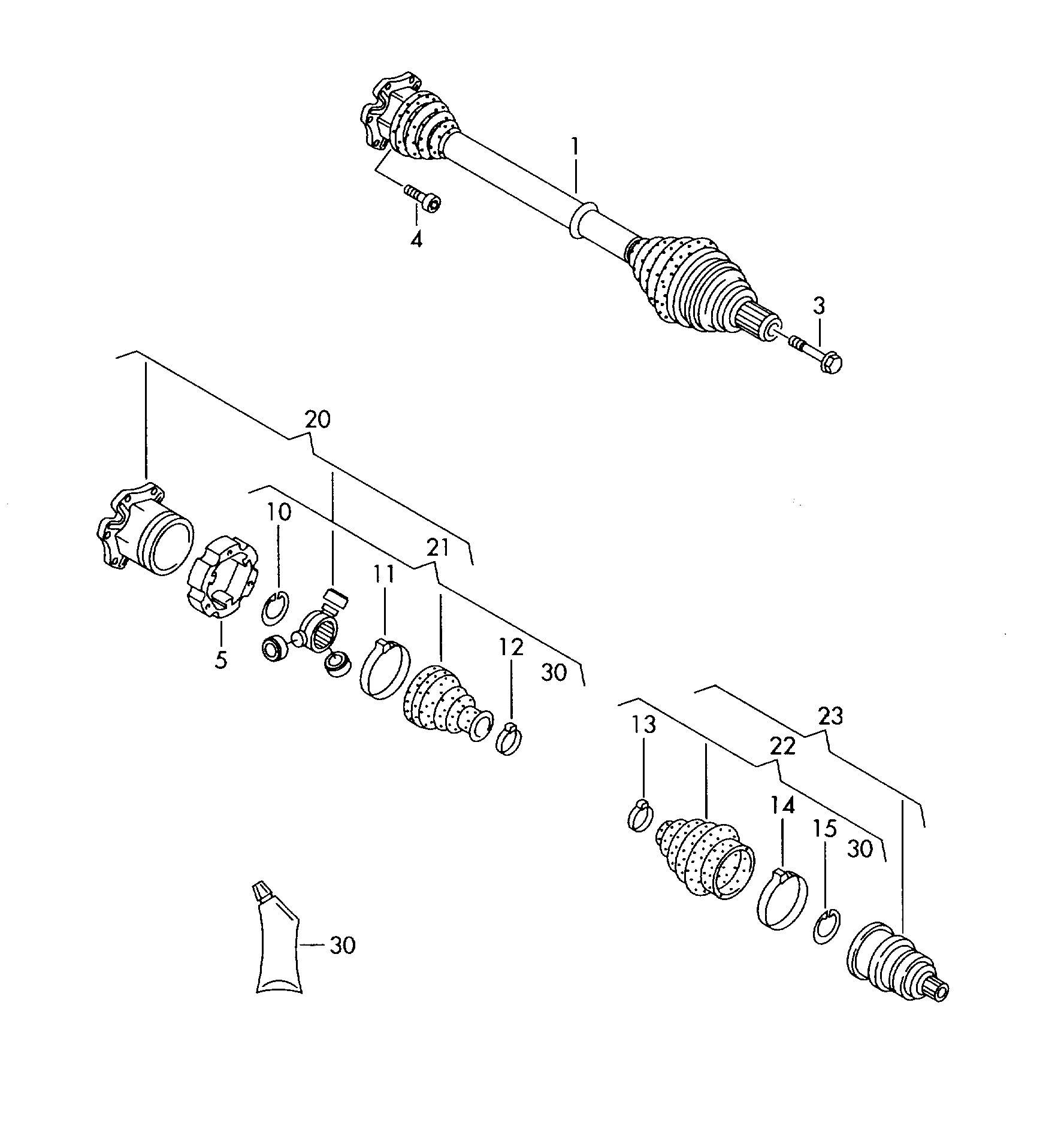 FORD 7M3407271Q - Piedziņas vārpsta ps1.lv