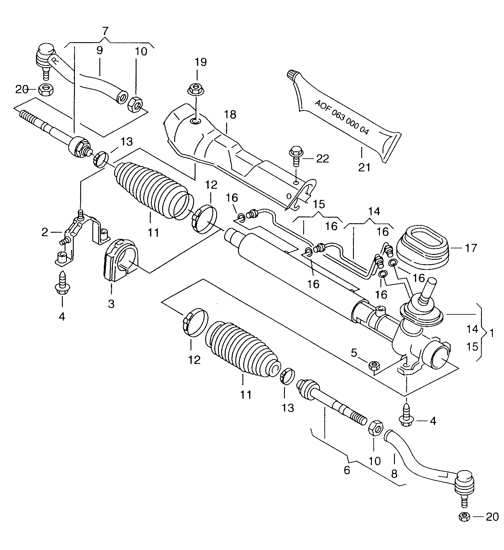 AUDI 7M3422804A - Stūres šķērsstiepnis ps1.lv