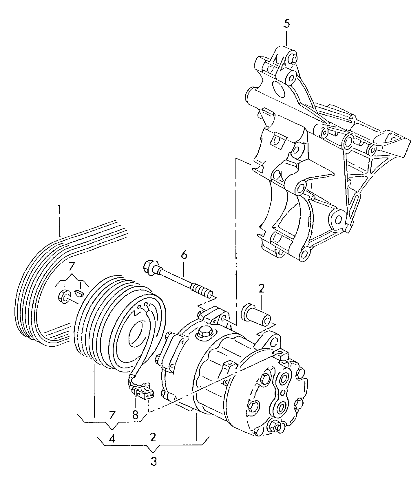 Skoda 066145933J - Ķīļrievu siksna ps1.lv