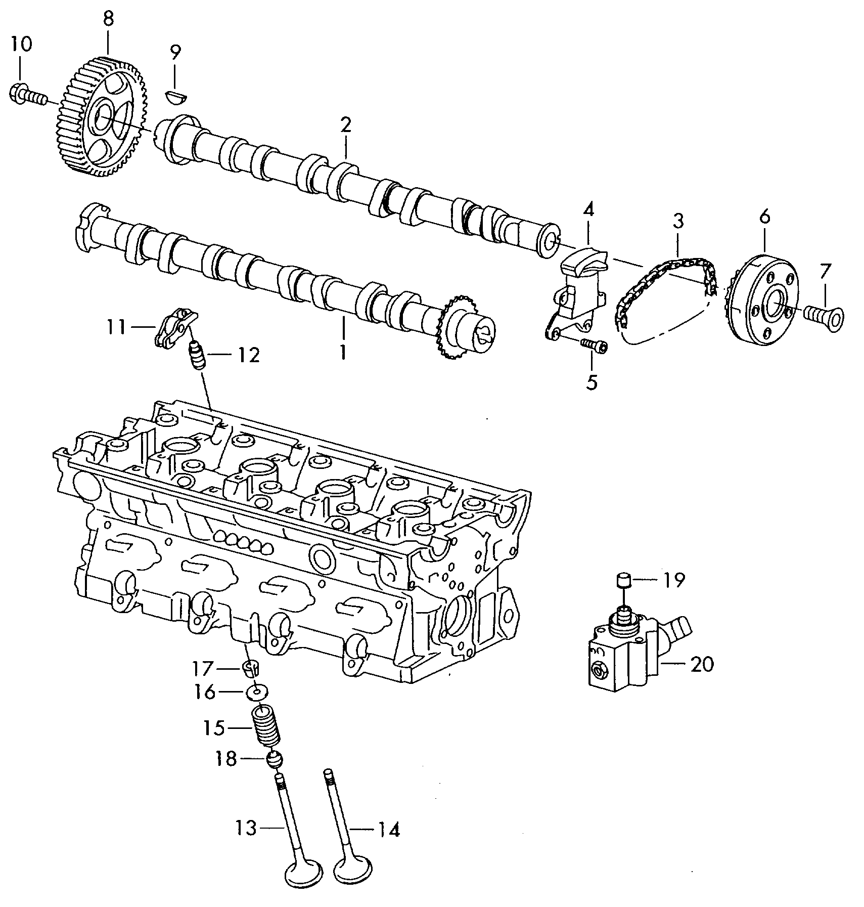 Seat 06E 109 417 F - Balansieris, Motora vadība ps1.lv