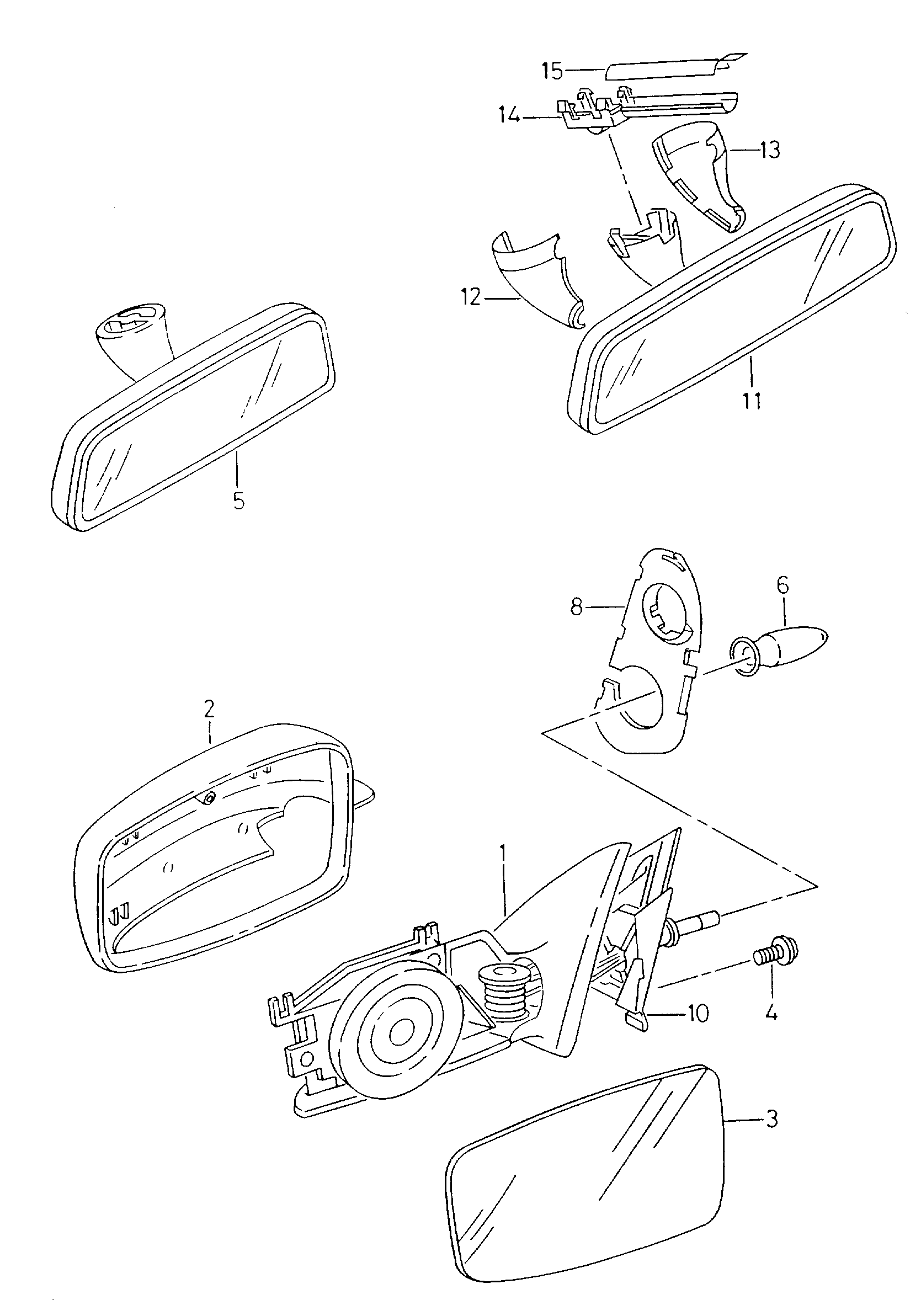 Seat 1M1857507 - Ārējais atpakaļskata spogulis ps1.lv