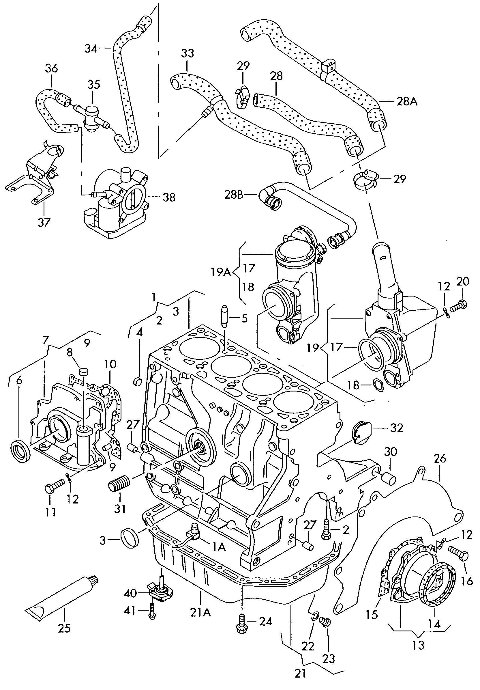 Seat 030 103 603Q - Eļļas vācele ps1.lv