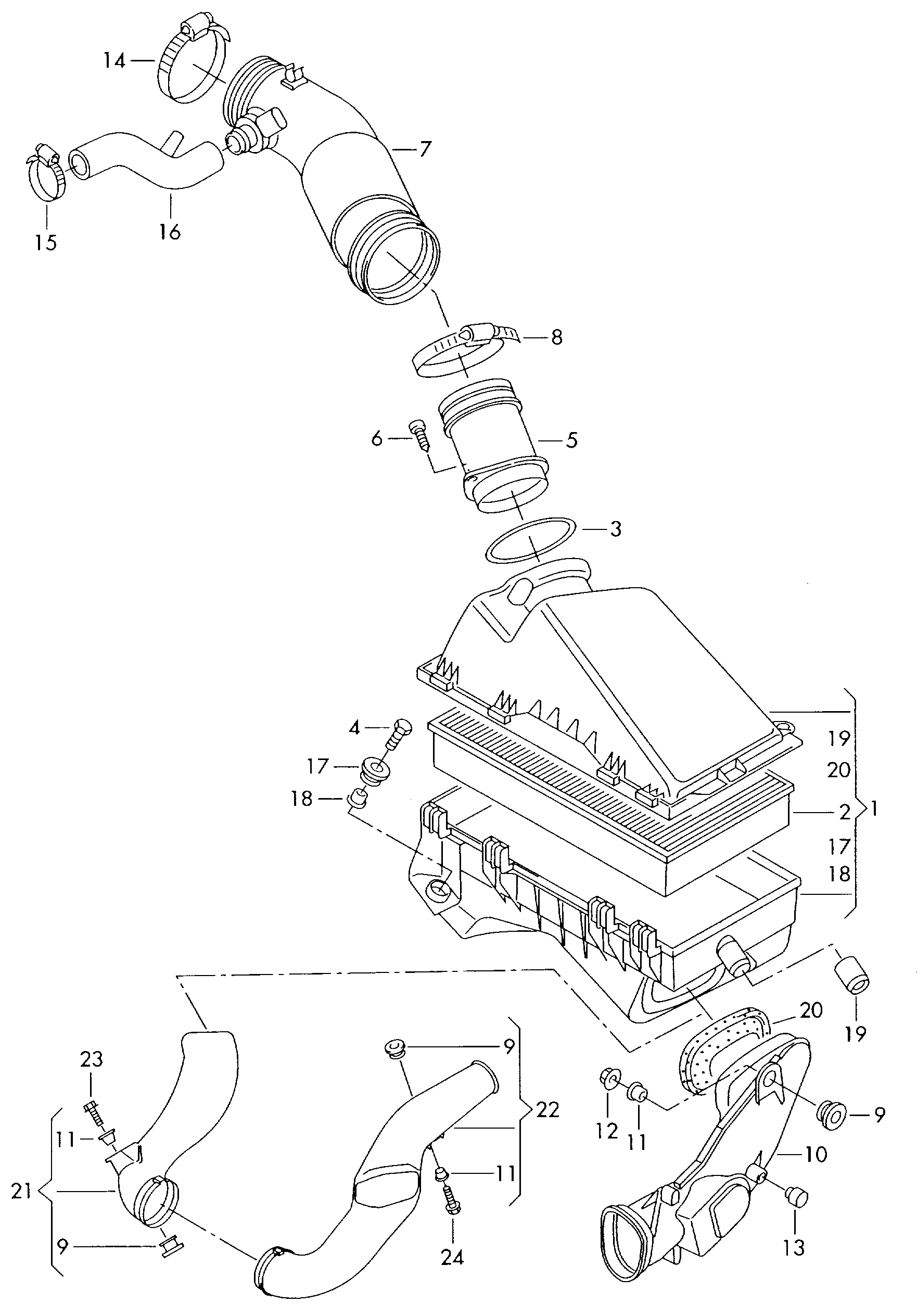 Seat 071 906 461 A - Gaisa masas mērītājs ps1.lv