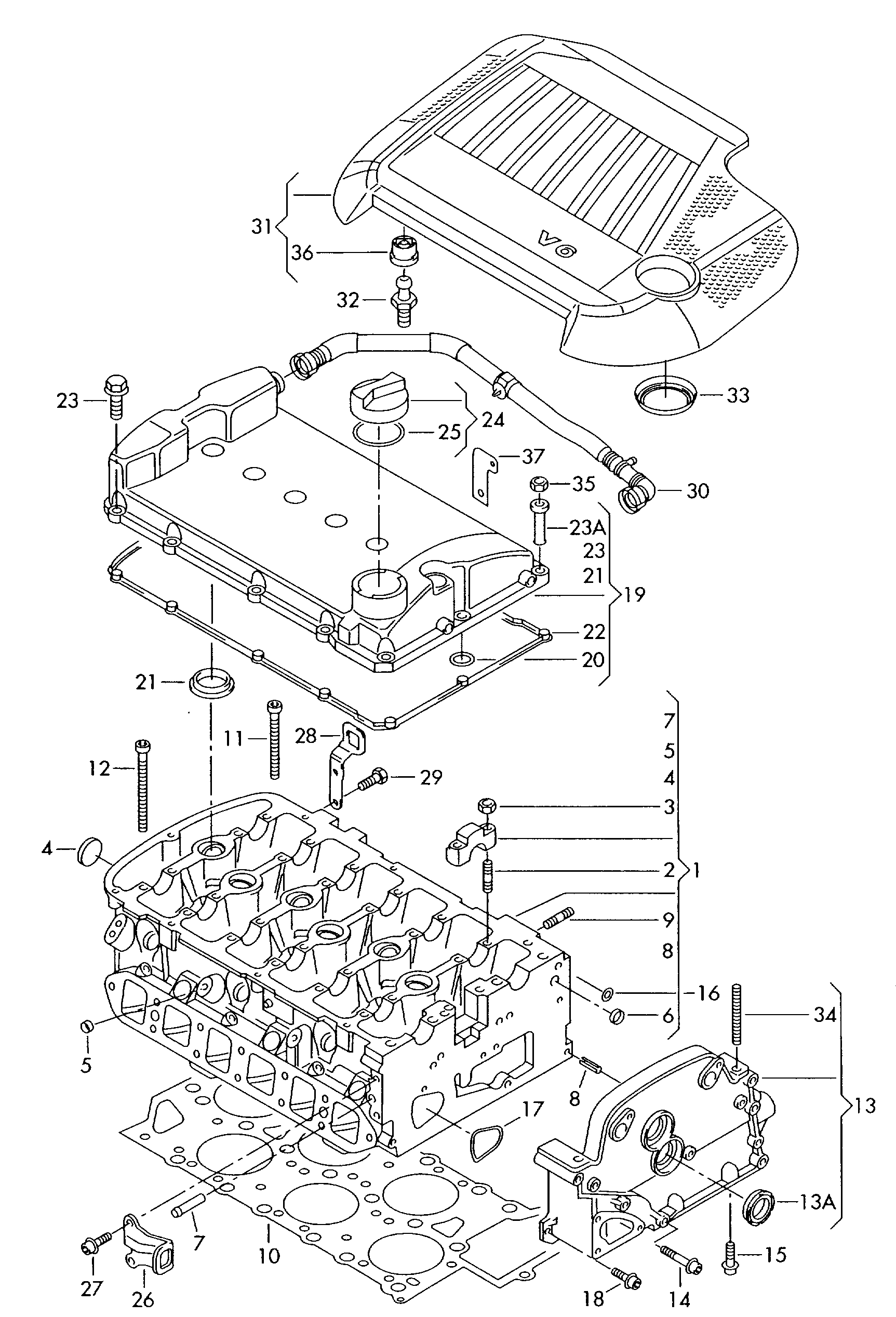 VAG 022 103 484 E - Blīve, Motora bloka galvas vāks ps1.lv