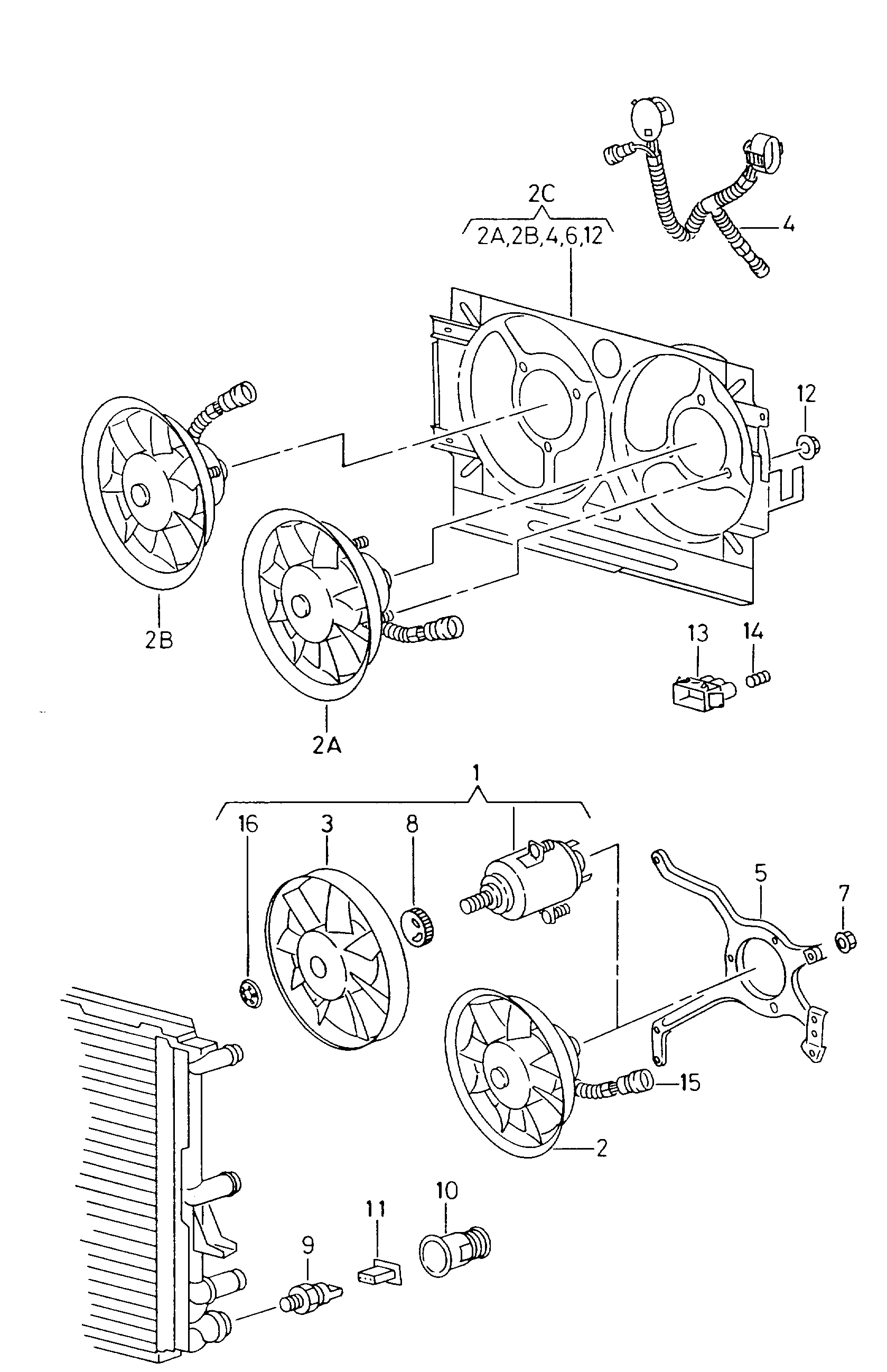 Seat 6K0121191K - Ventilators, Motora dzesēšanas sistēma ps1.lv