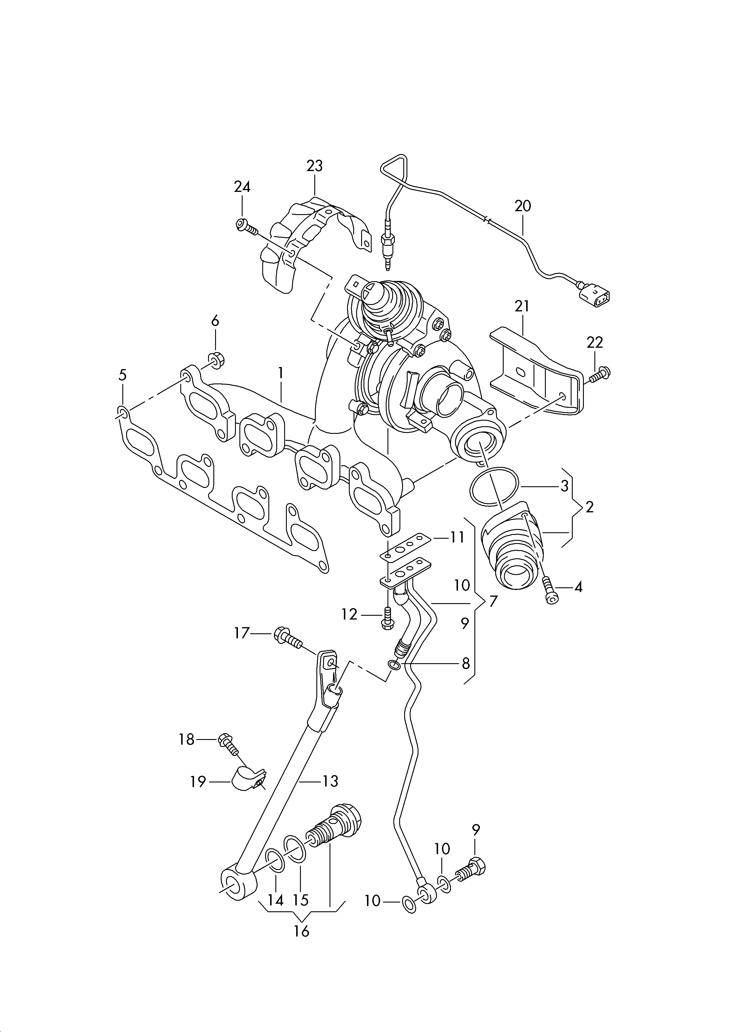 VW 03L253016T - Kompresors, Turbopūte ps1.lv