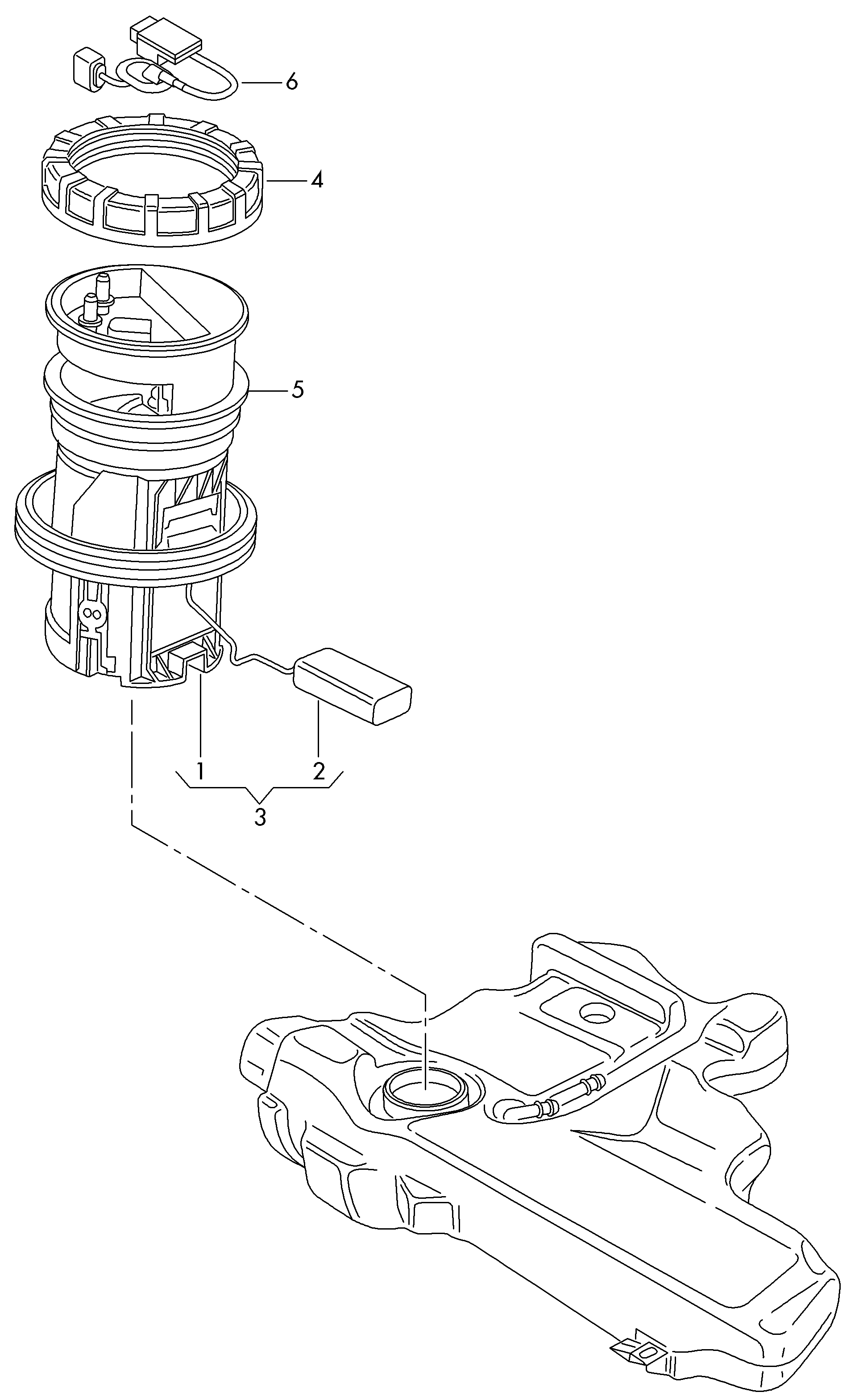 Seat 6R0919051F - Degvielas sūkņa modulis ps1.lv