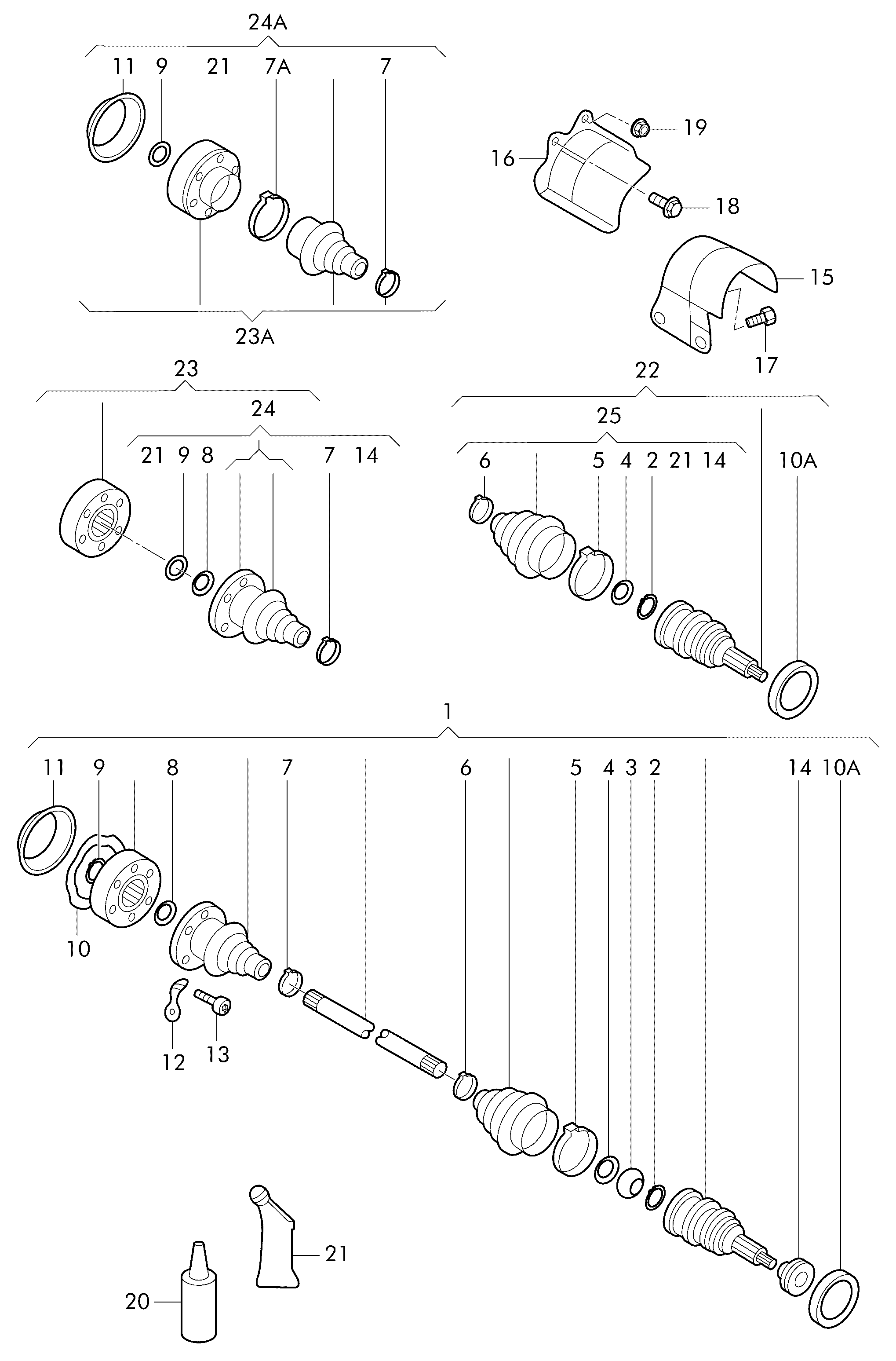 Skoda 6Q0 498 203 - Putekļusargs, Piedziņas vārpsta ps1.lv