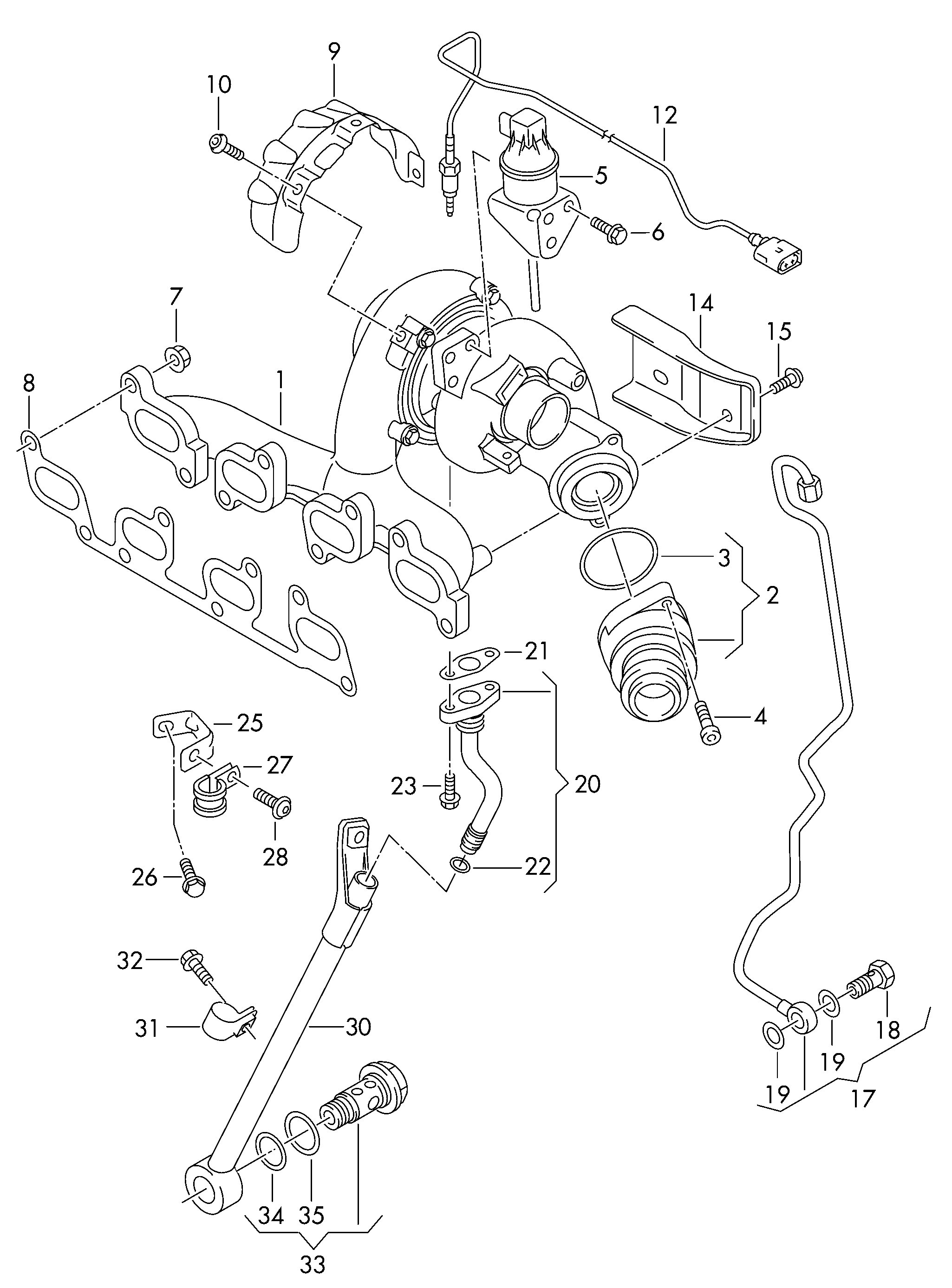 AUDI 03L 253 056 G - Serdeņa bloks, Turbokompresors ps1.lv