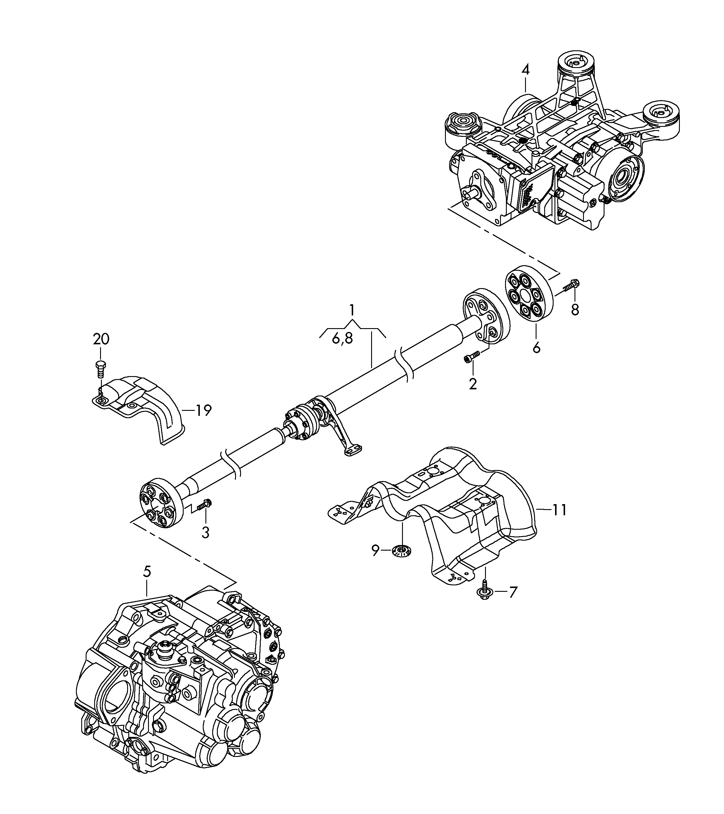 VAG 1J0 521 127 A - Šarnīrs, Garenvārpsta ps1.lv