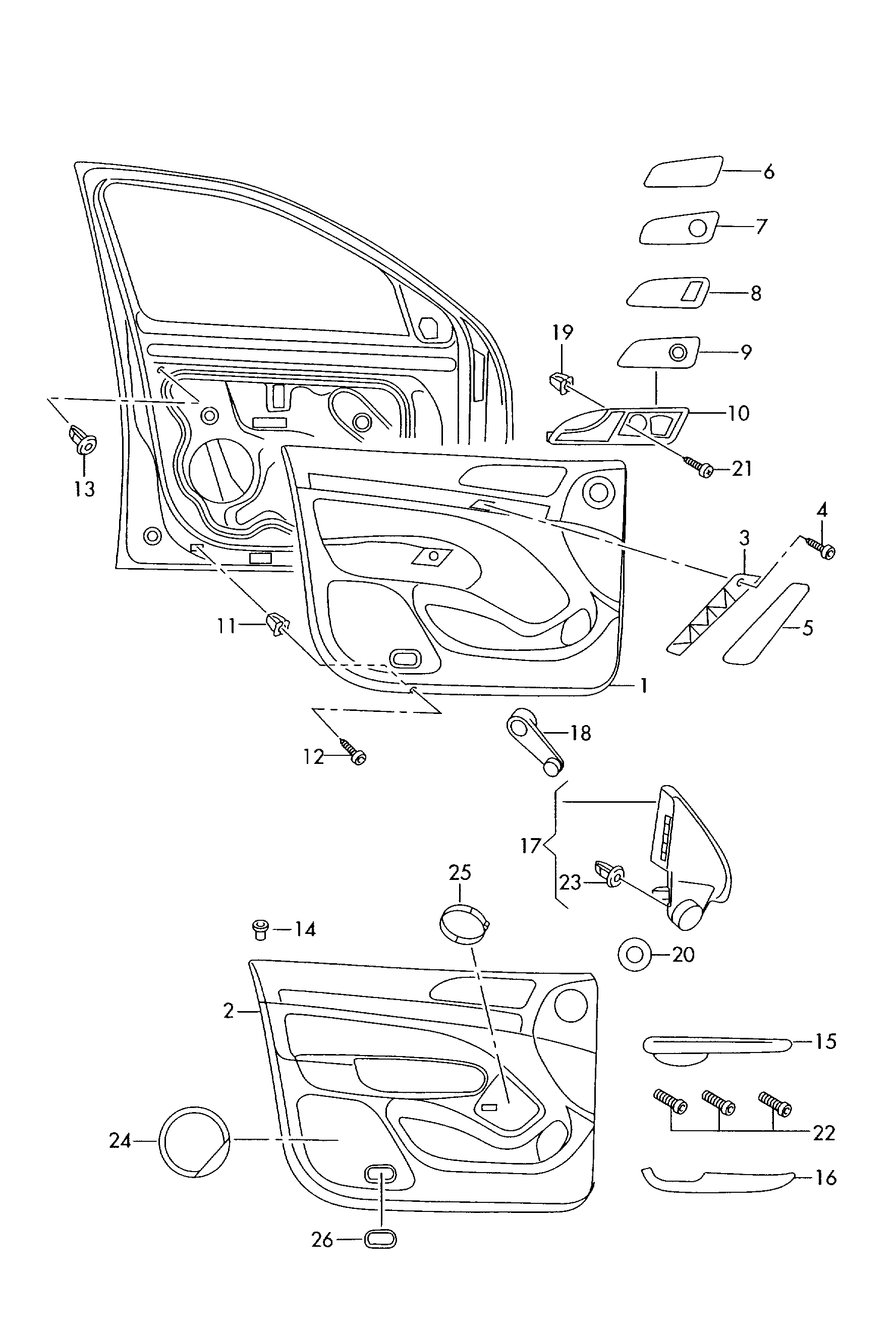 VW 5J0867276 - Moldings / aizsarguzlika ps1.lv