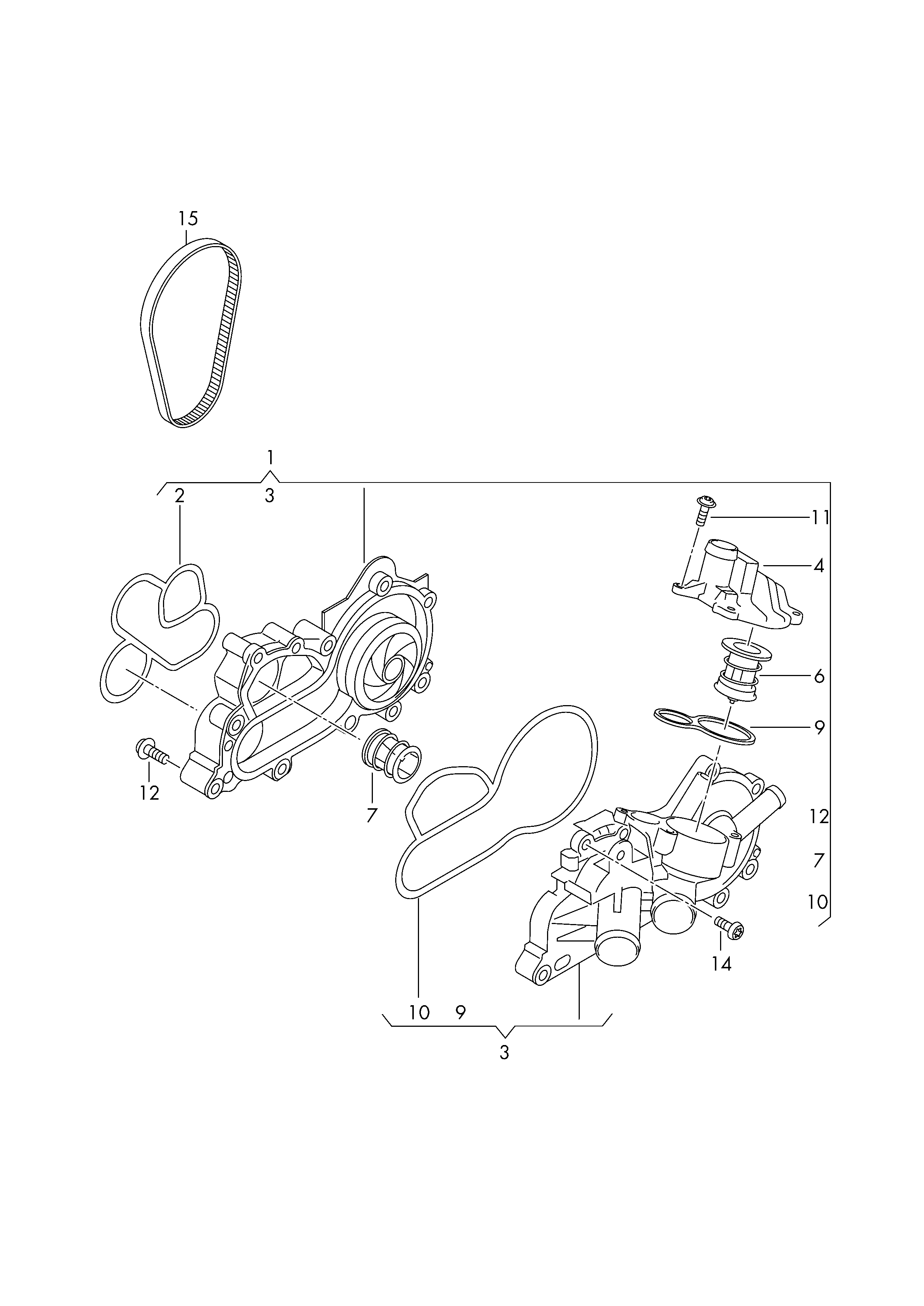 Seat 04E121121L - Dzesēšanas šķidruma flancis ps1.lv